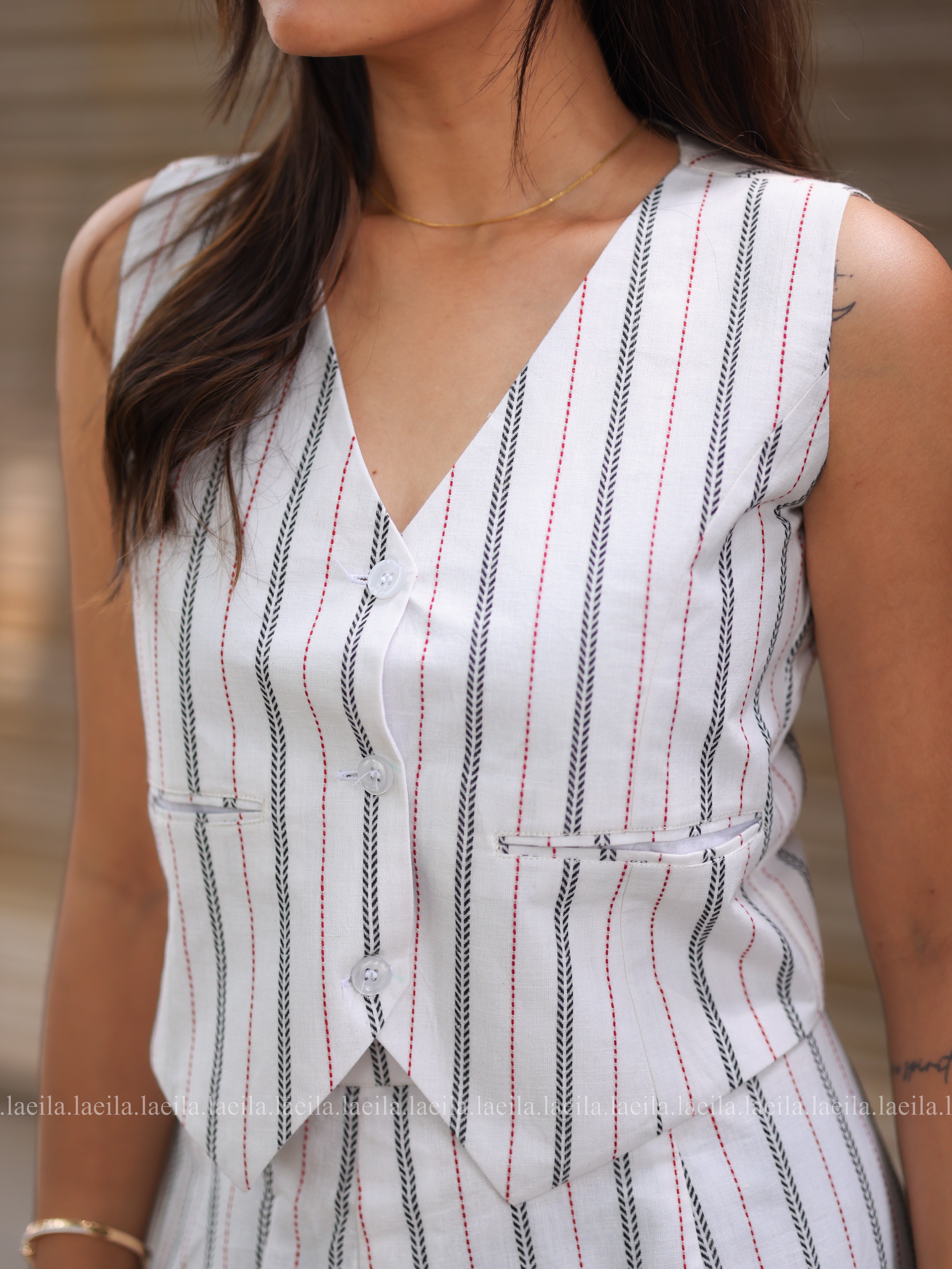 White Tara - Coord Skirt Set