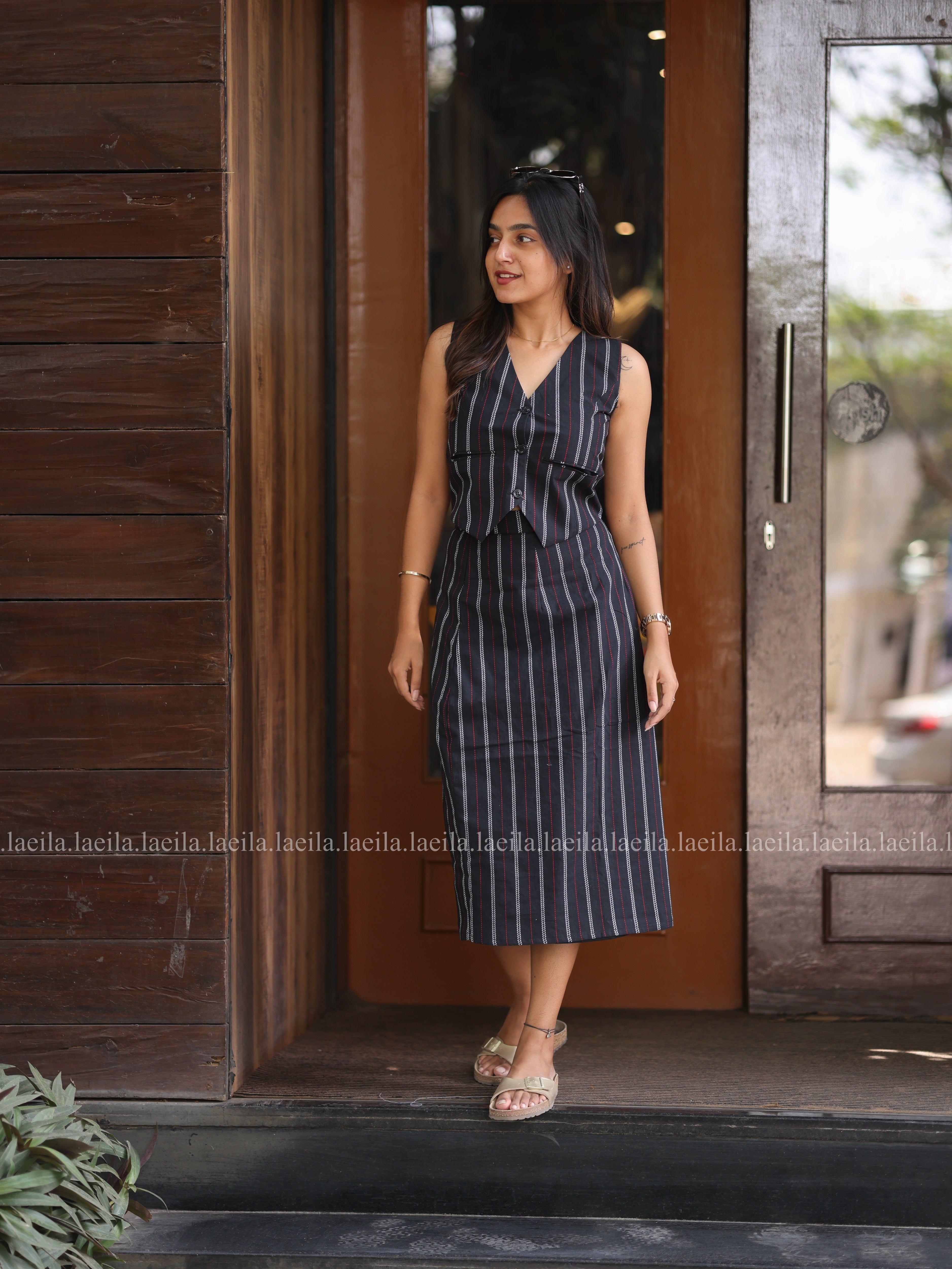 Black Tara - Coord Skirt Set