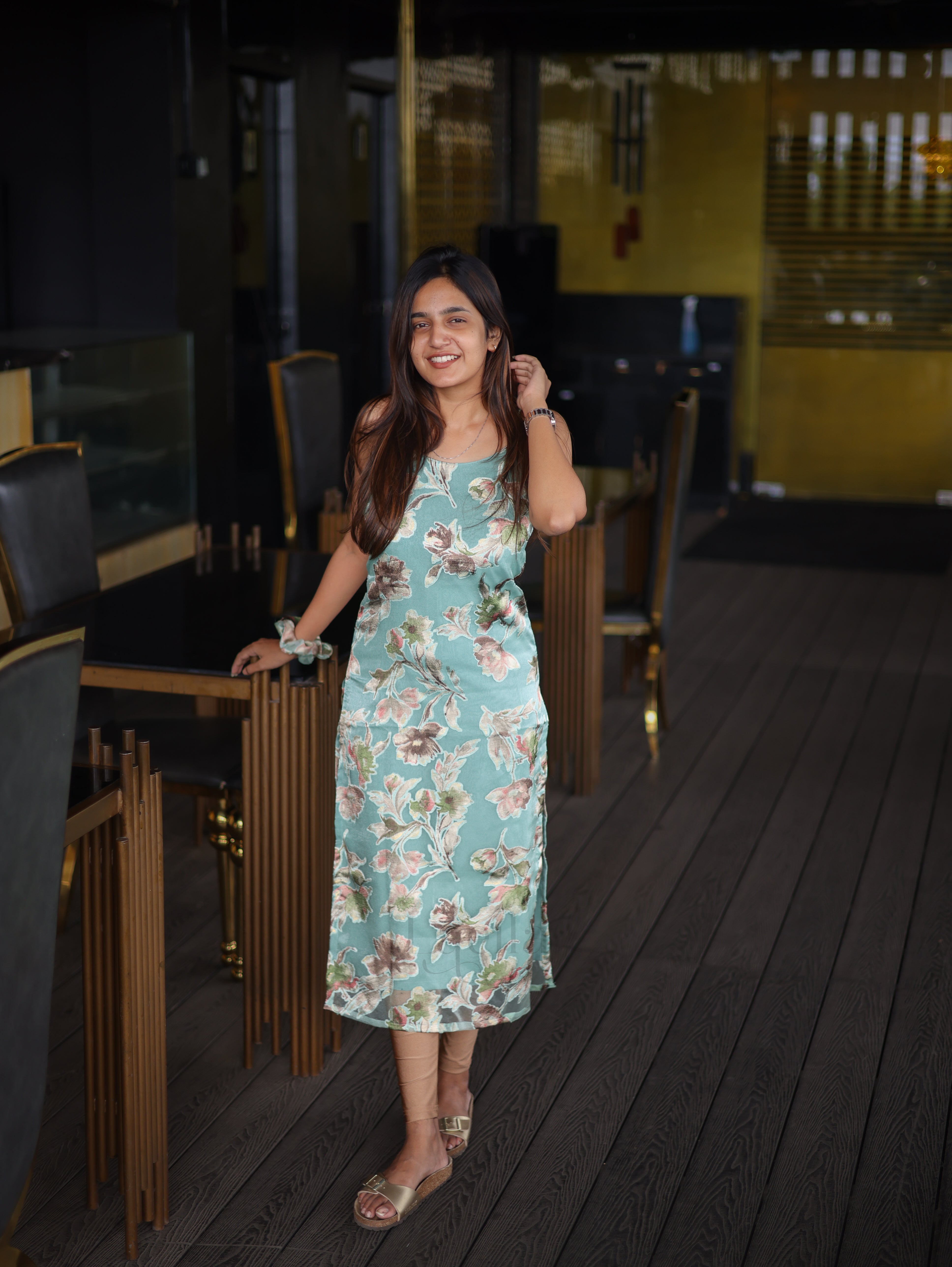 Pastel Green super soft foil print