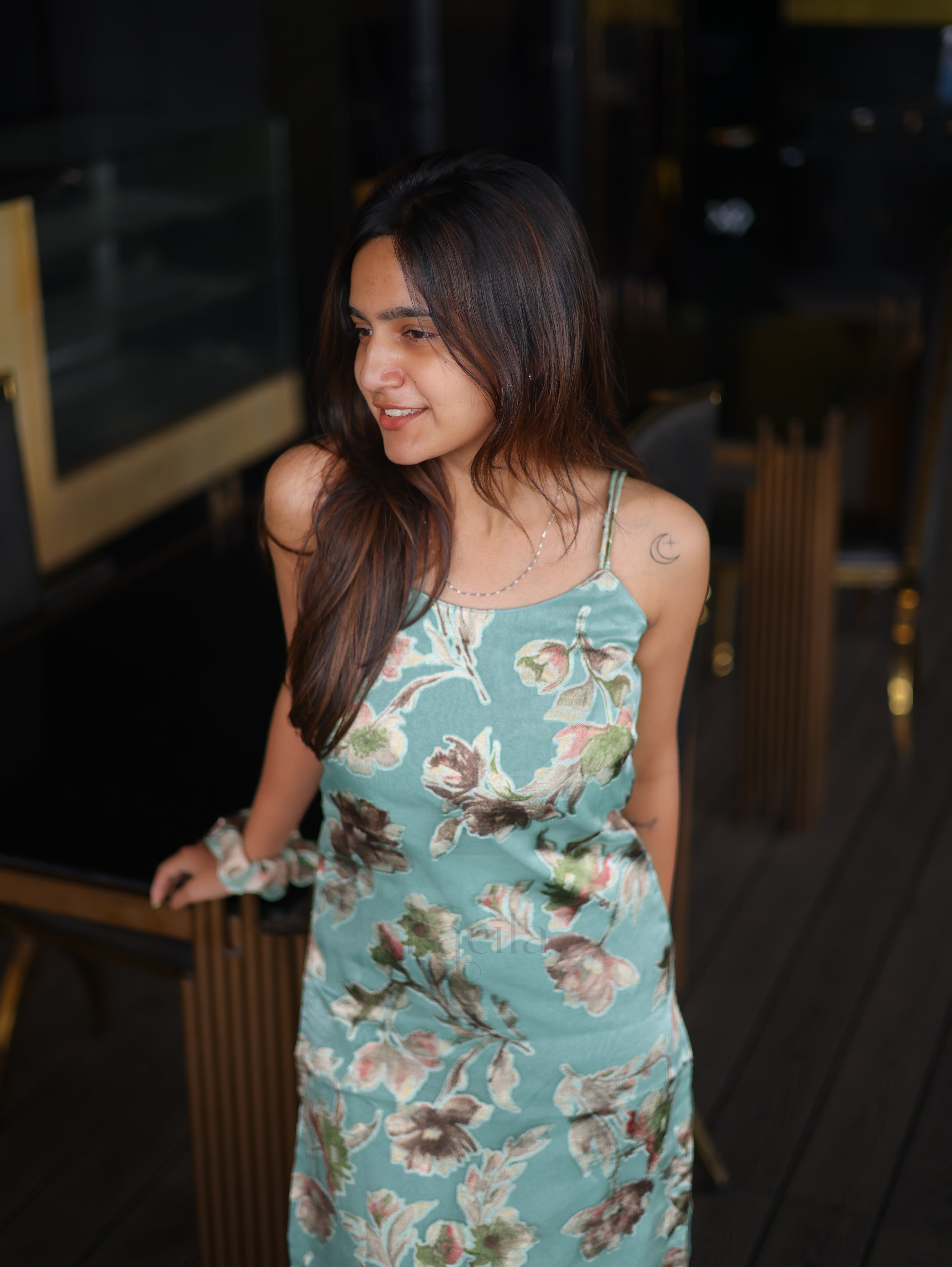 Pastel Green super soft foil print