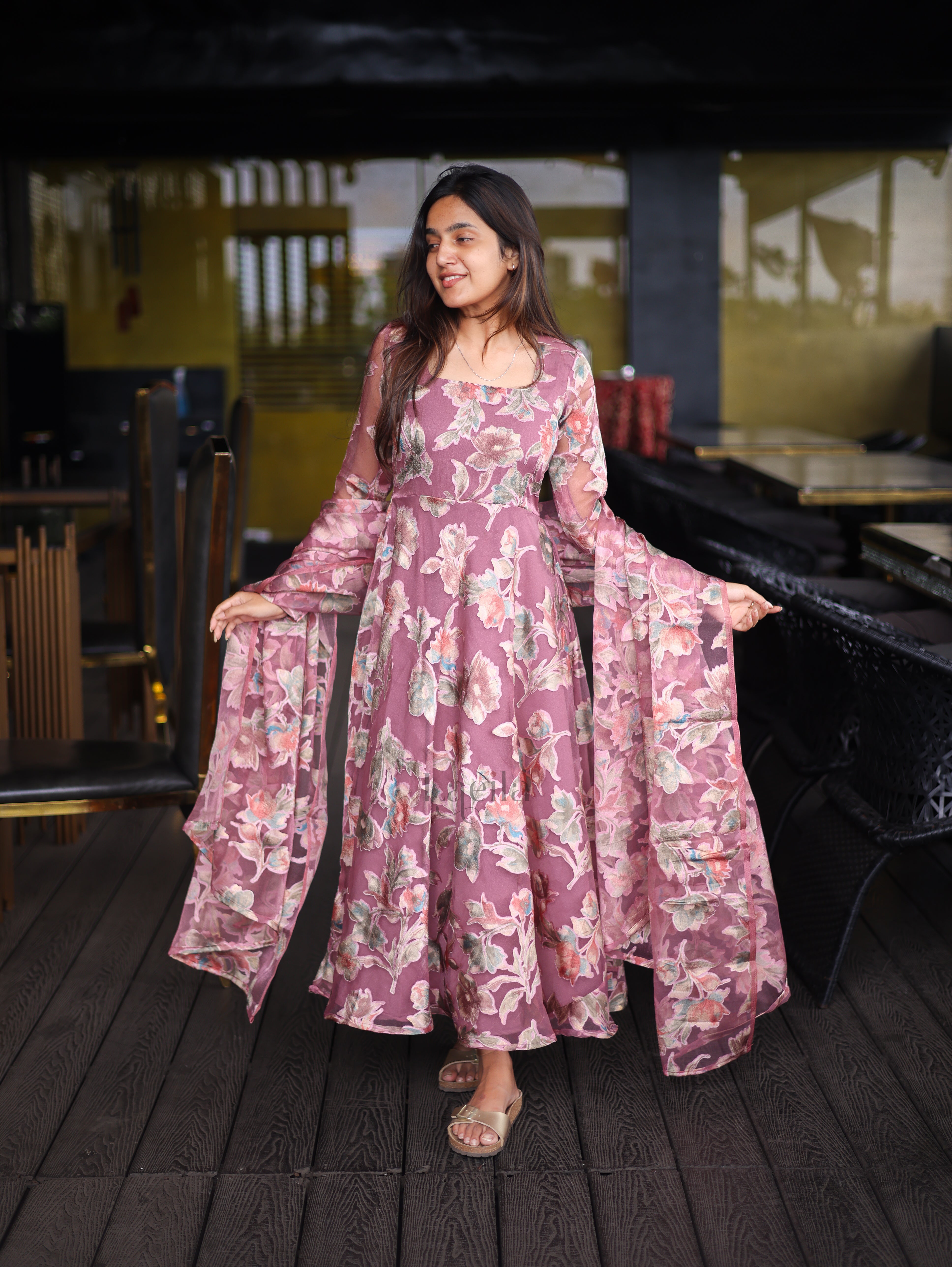 Pastel Pink super soft foil print