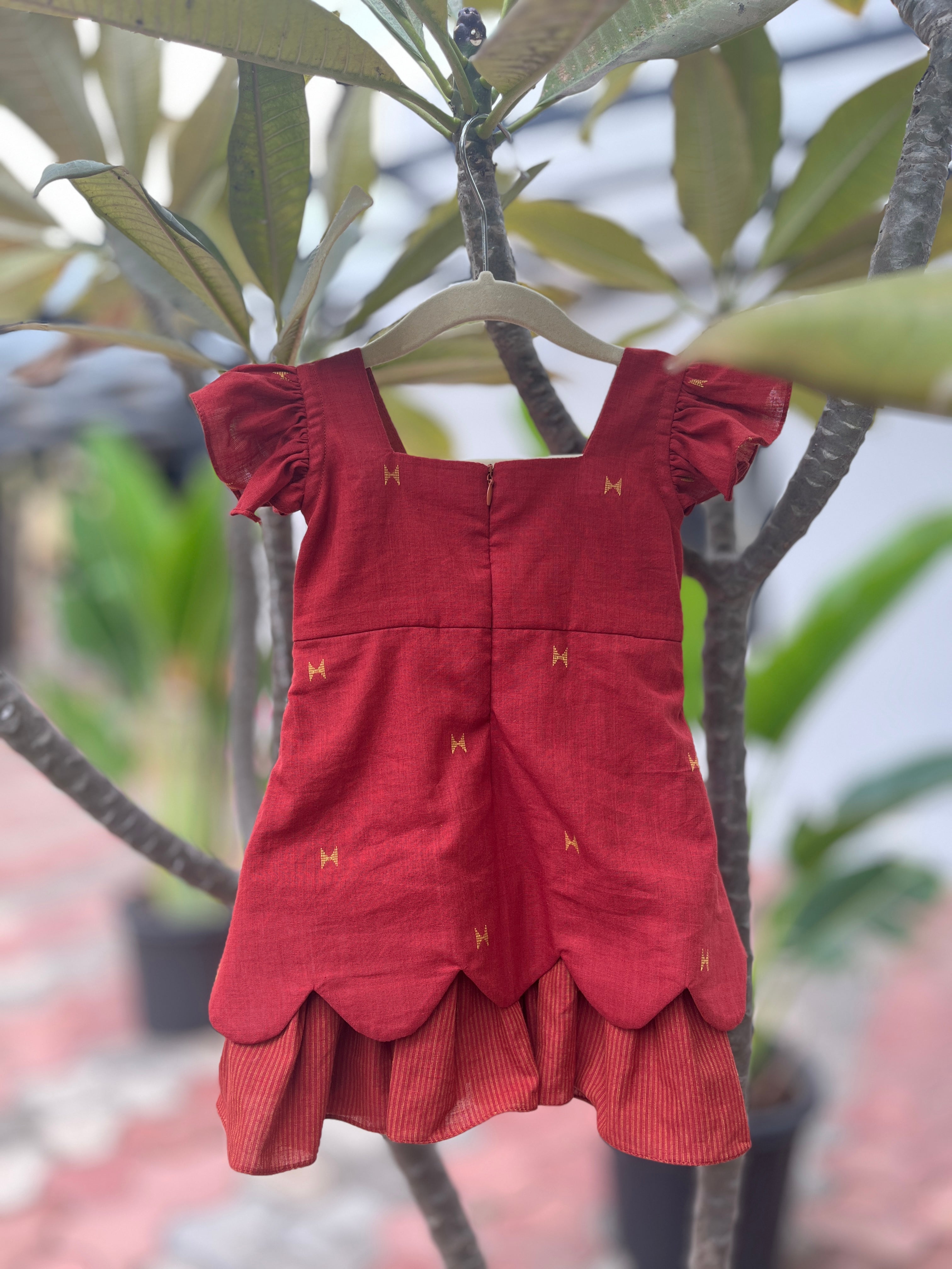 Rosette Scallop Frock