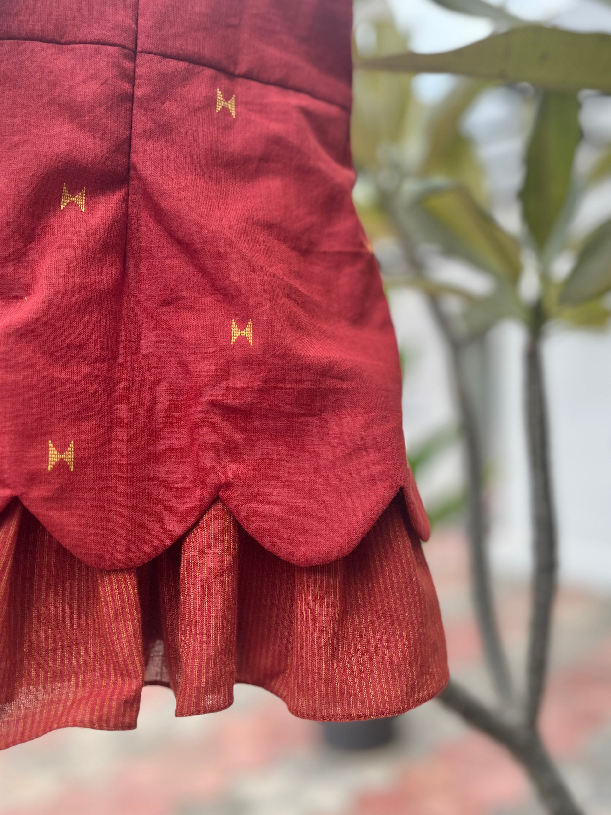 Rosette Scallop Frock