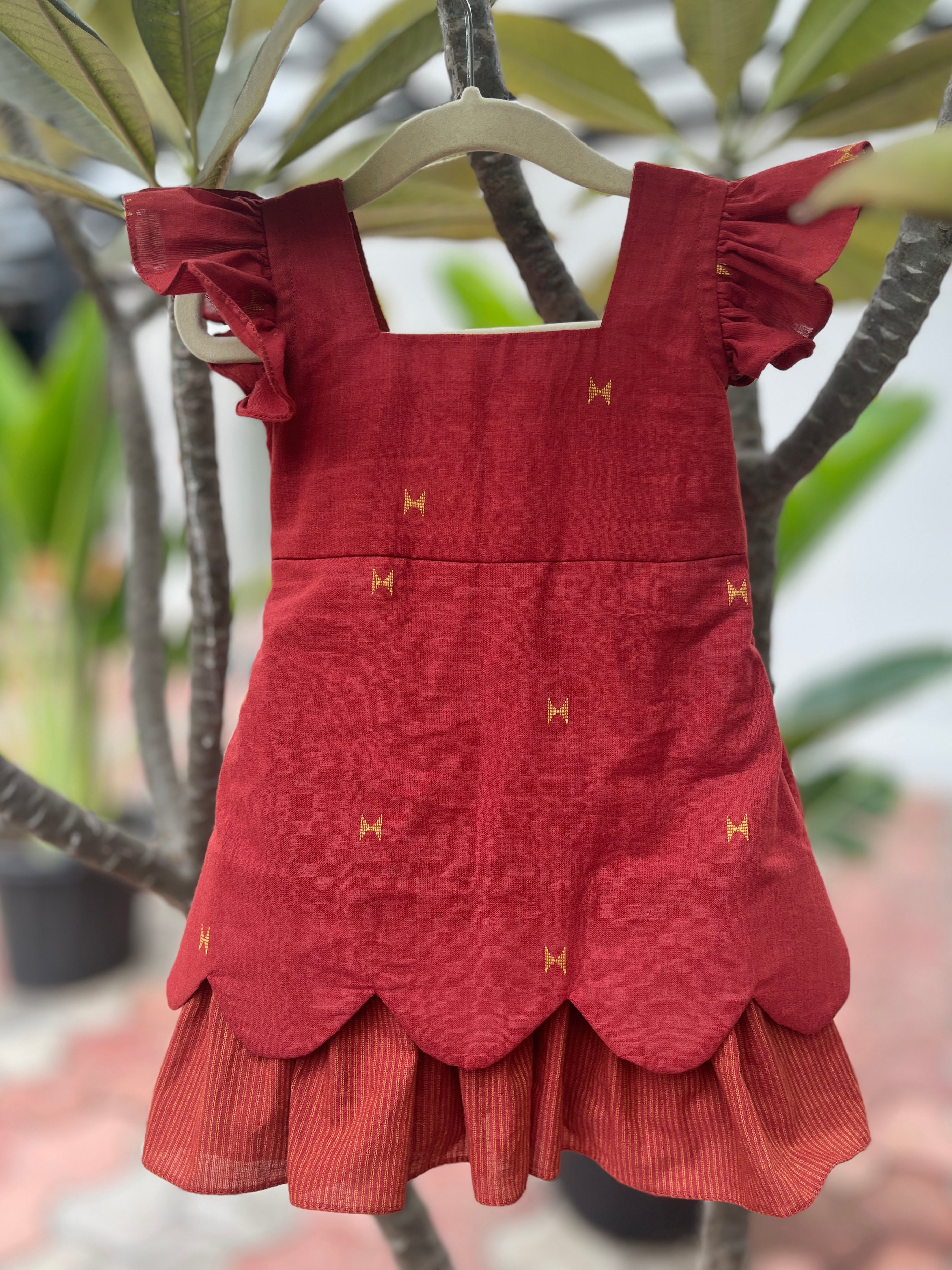 Rosette Scallop Frock