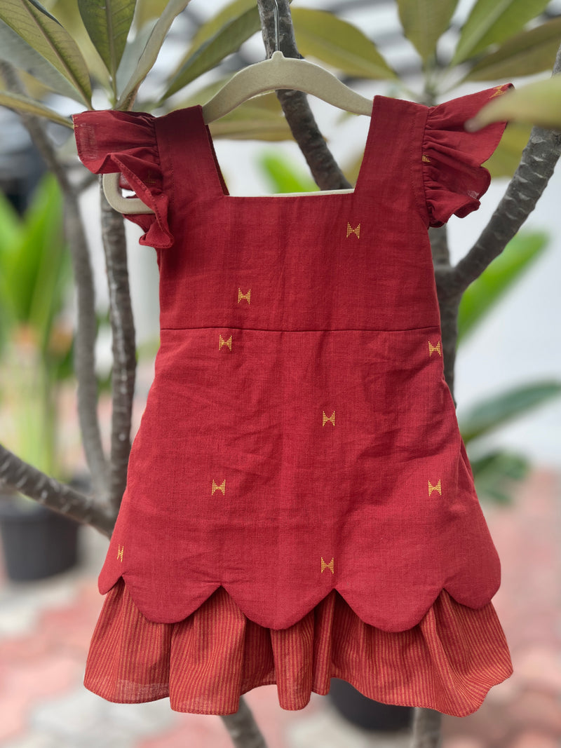 Rosette Scallop Frock
