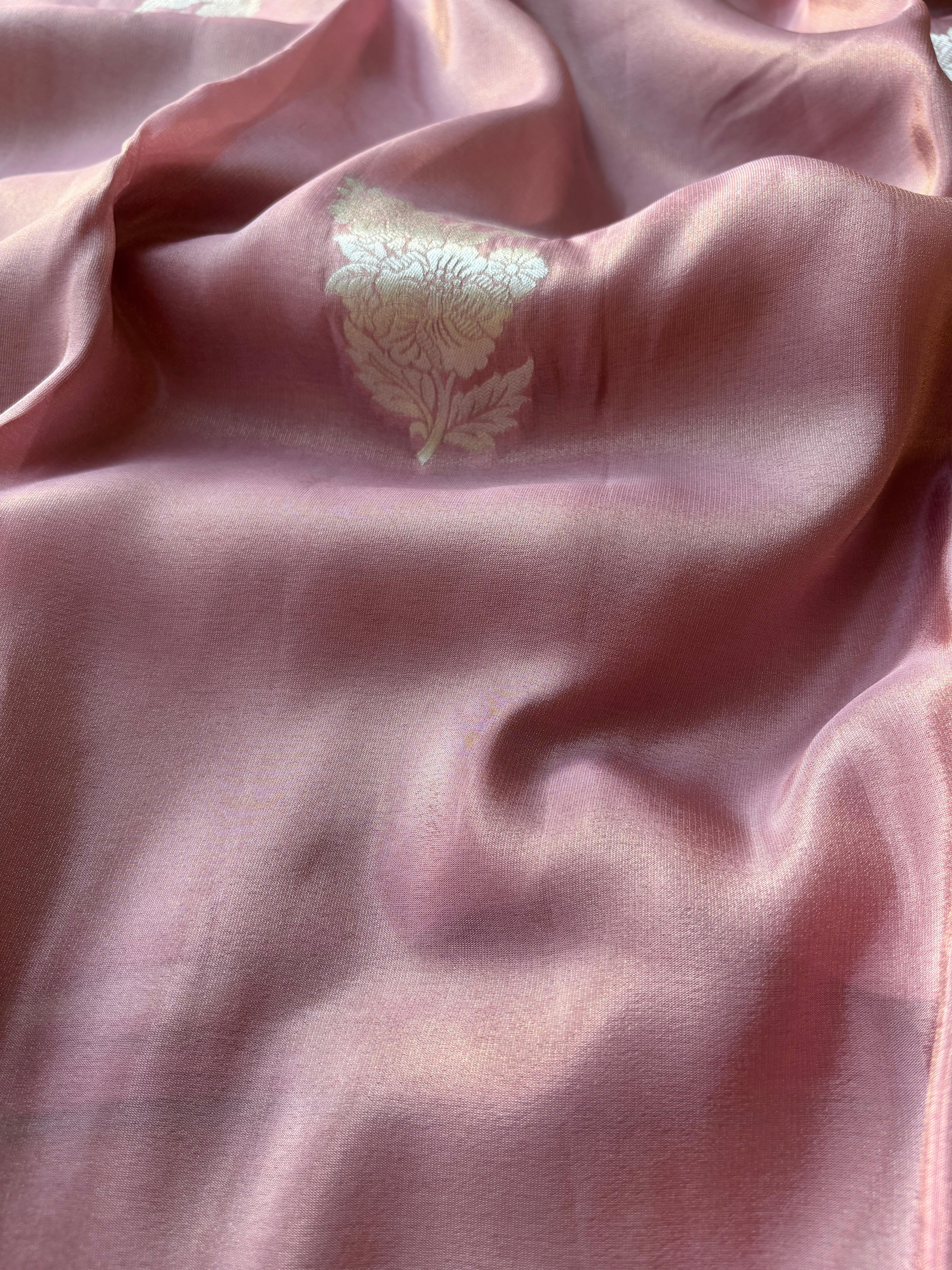 Lavender tissue sarees