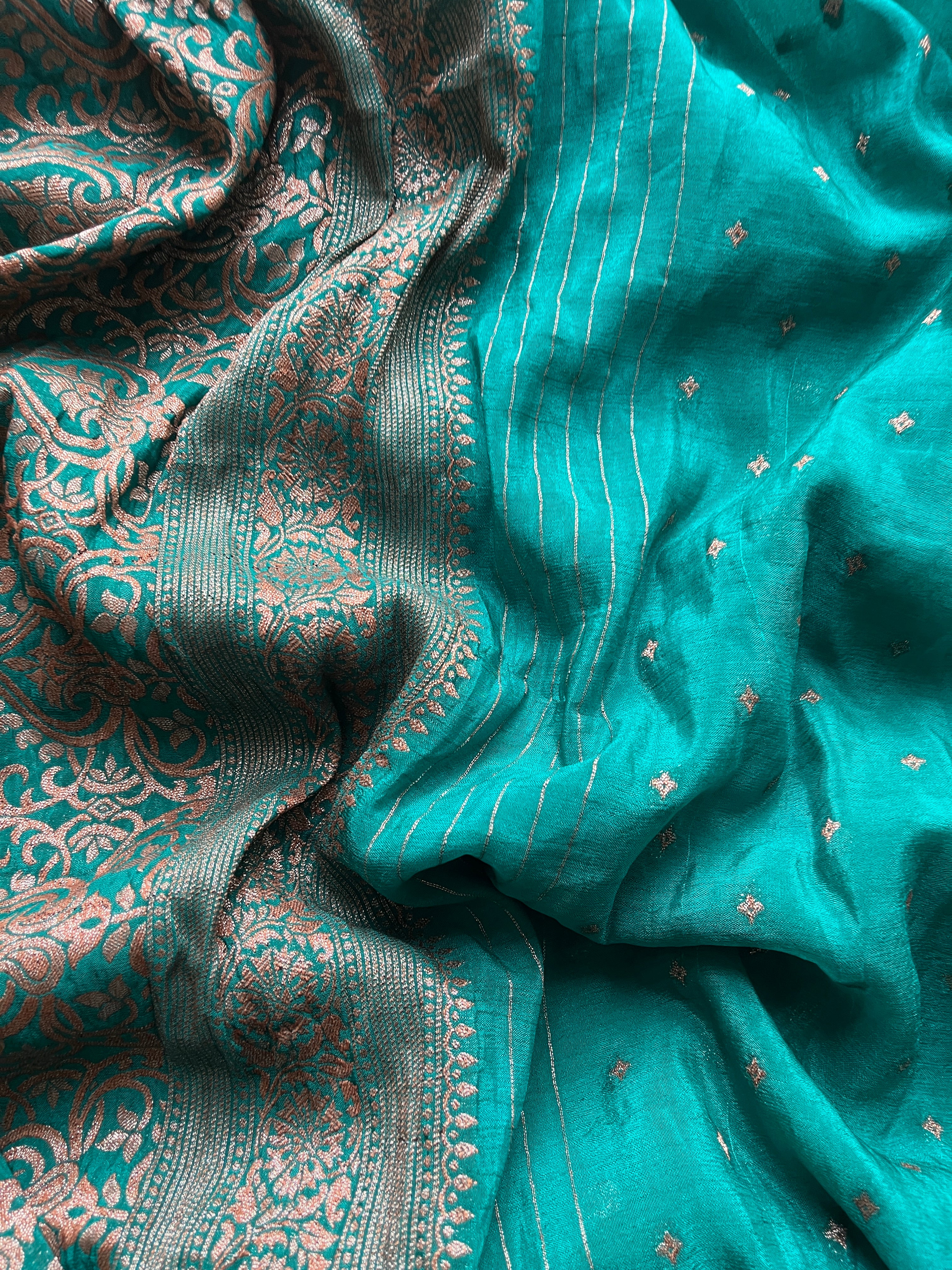 Green Viscose Georgette saree