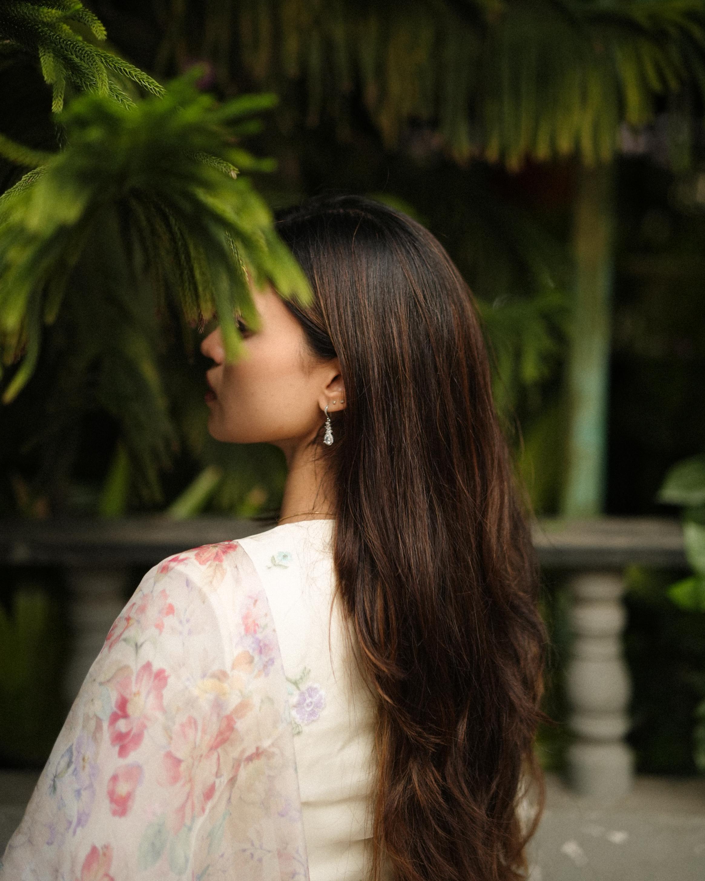Nila Floral Anarkali Set