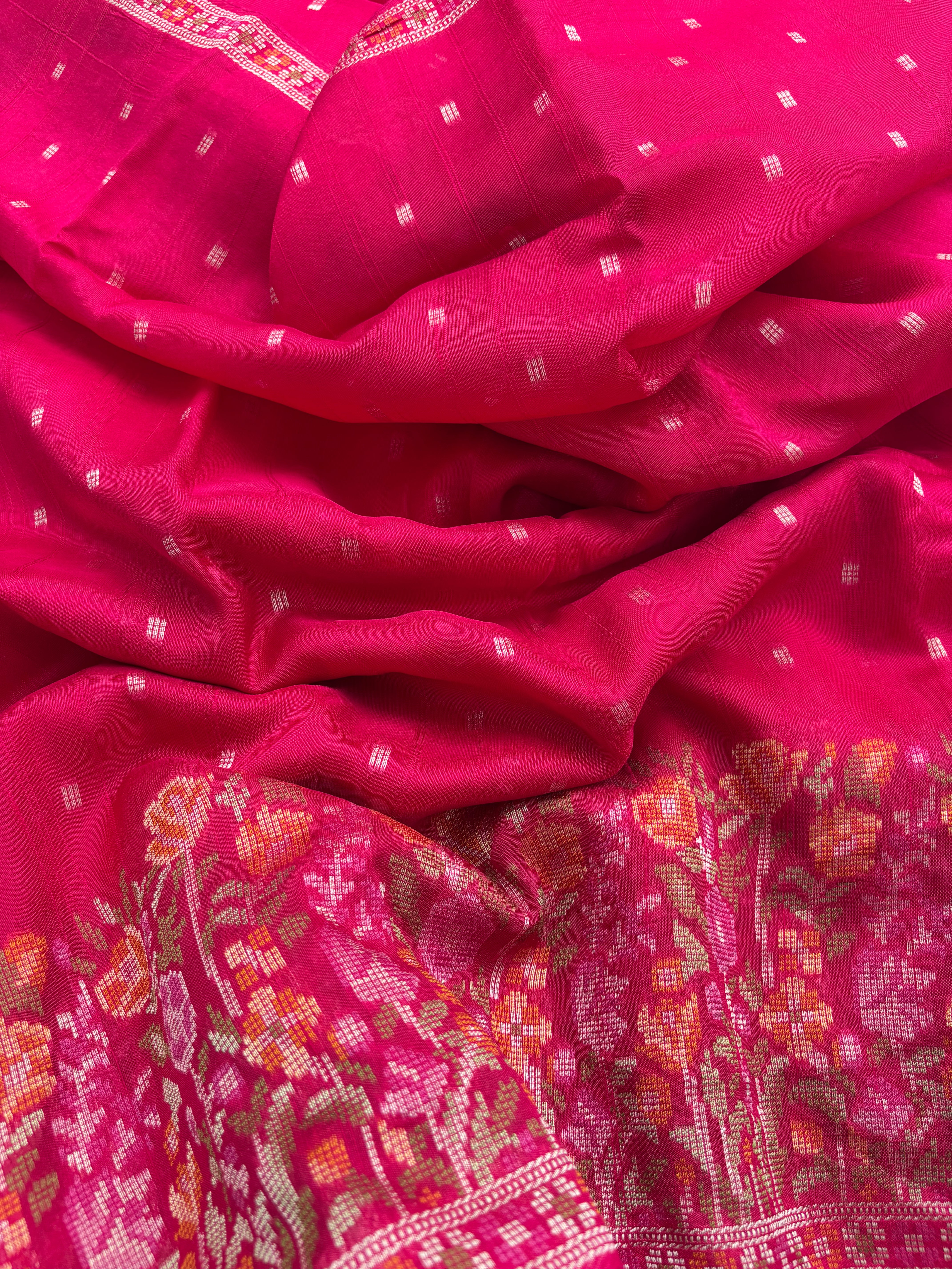 Red, Pink, Green, Purple & Blue Raw Silk Banarasi Saree