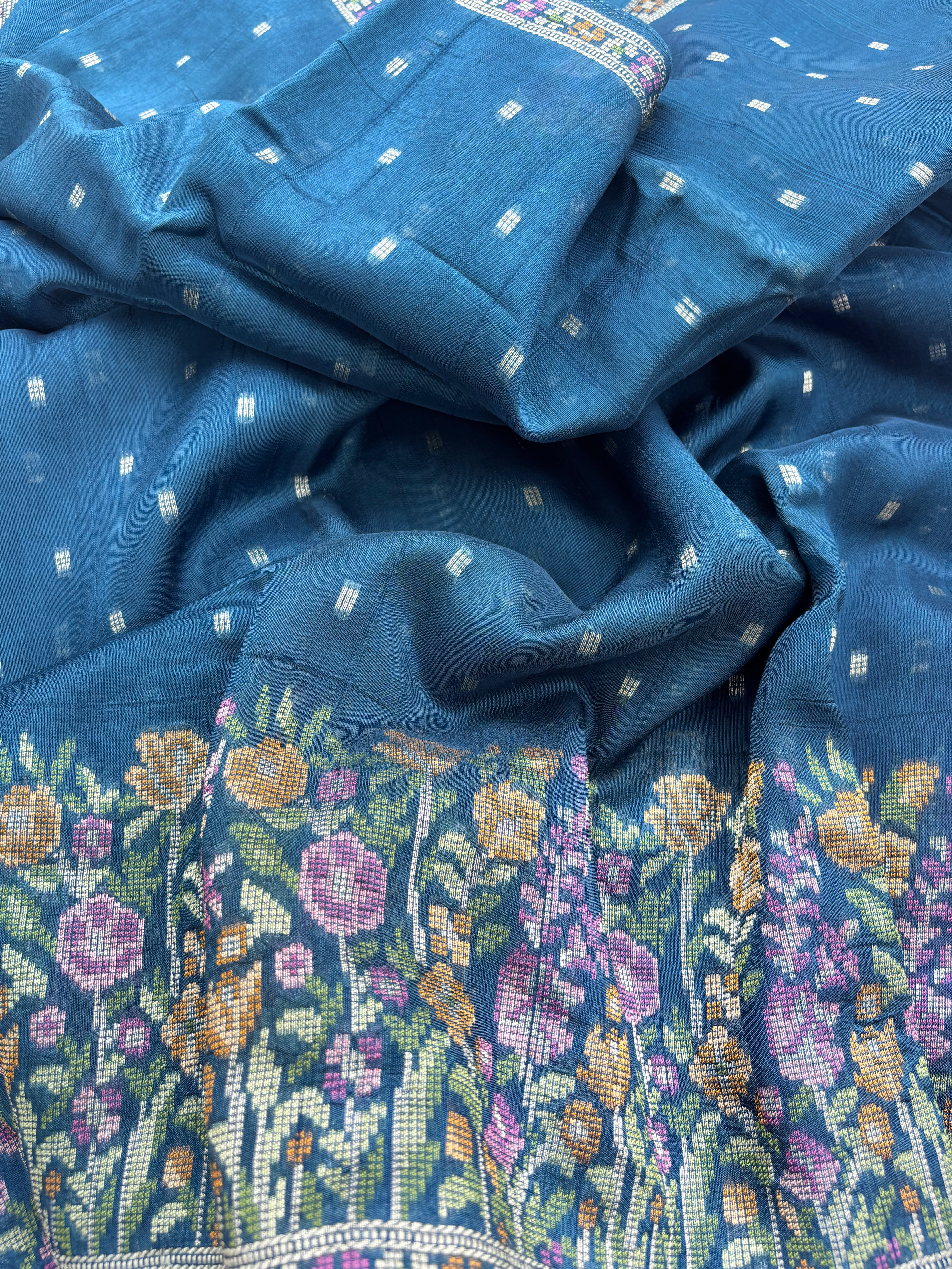 Red, Pink, Green, Purple & Blue Raw Silk Banarasi Saree