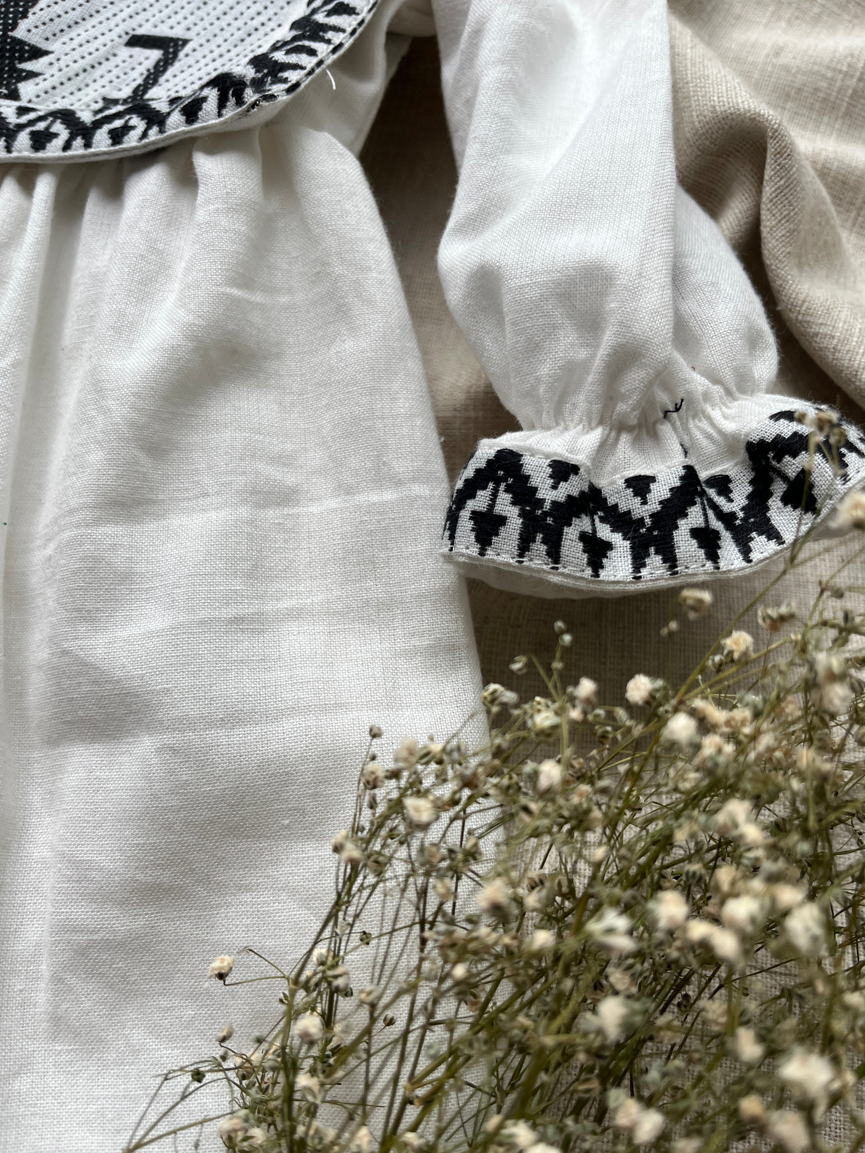 White meadow frock