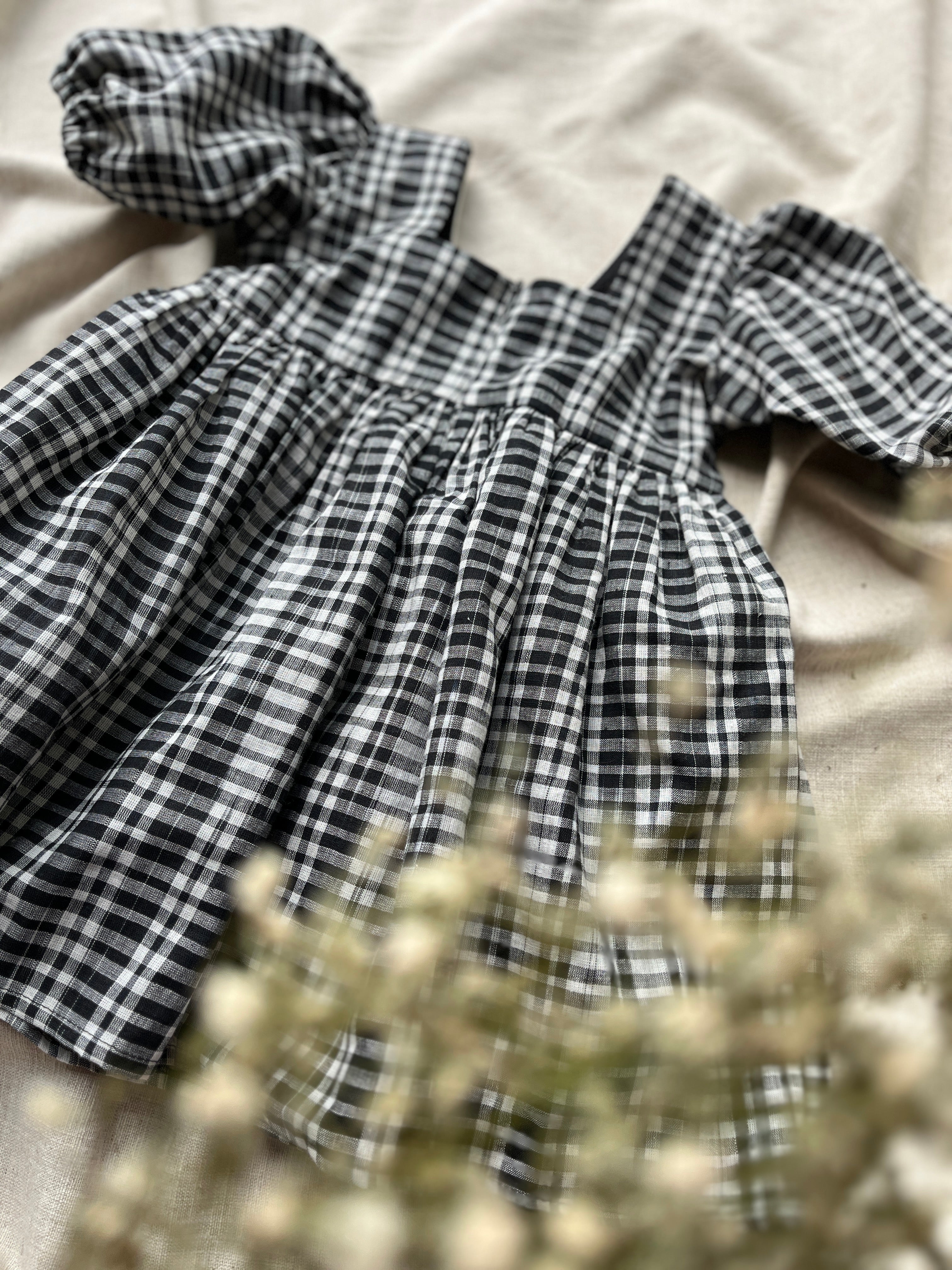 Gingham Bow Frock
