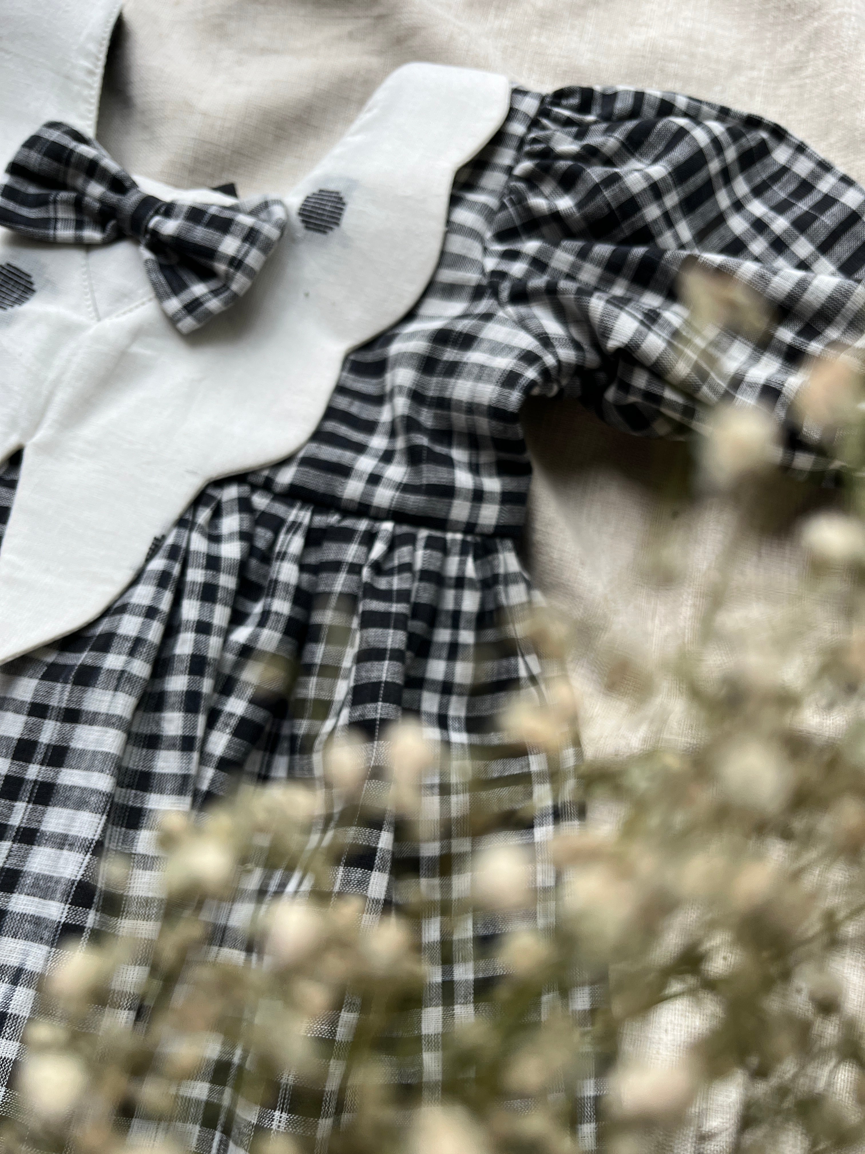 Gingham Bow Frock
