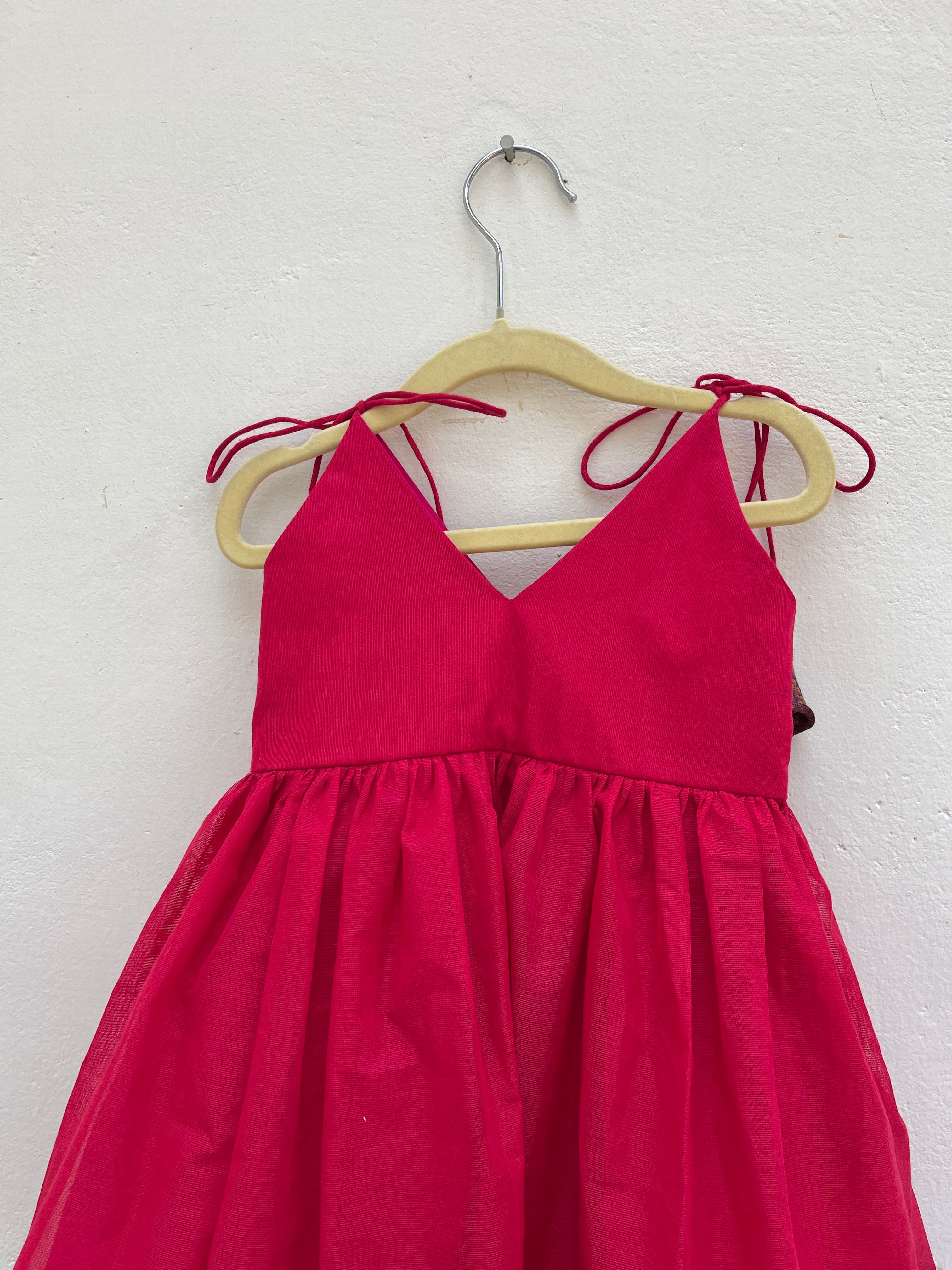 Pink Roja Cotton Frock