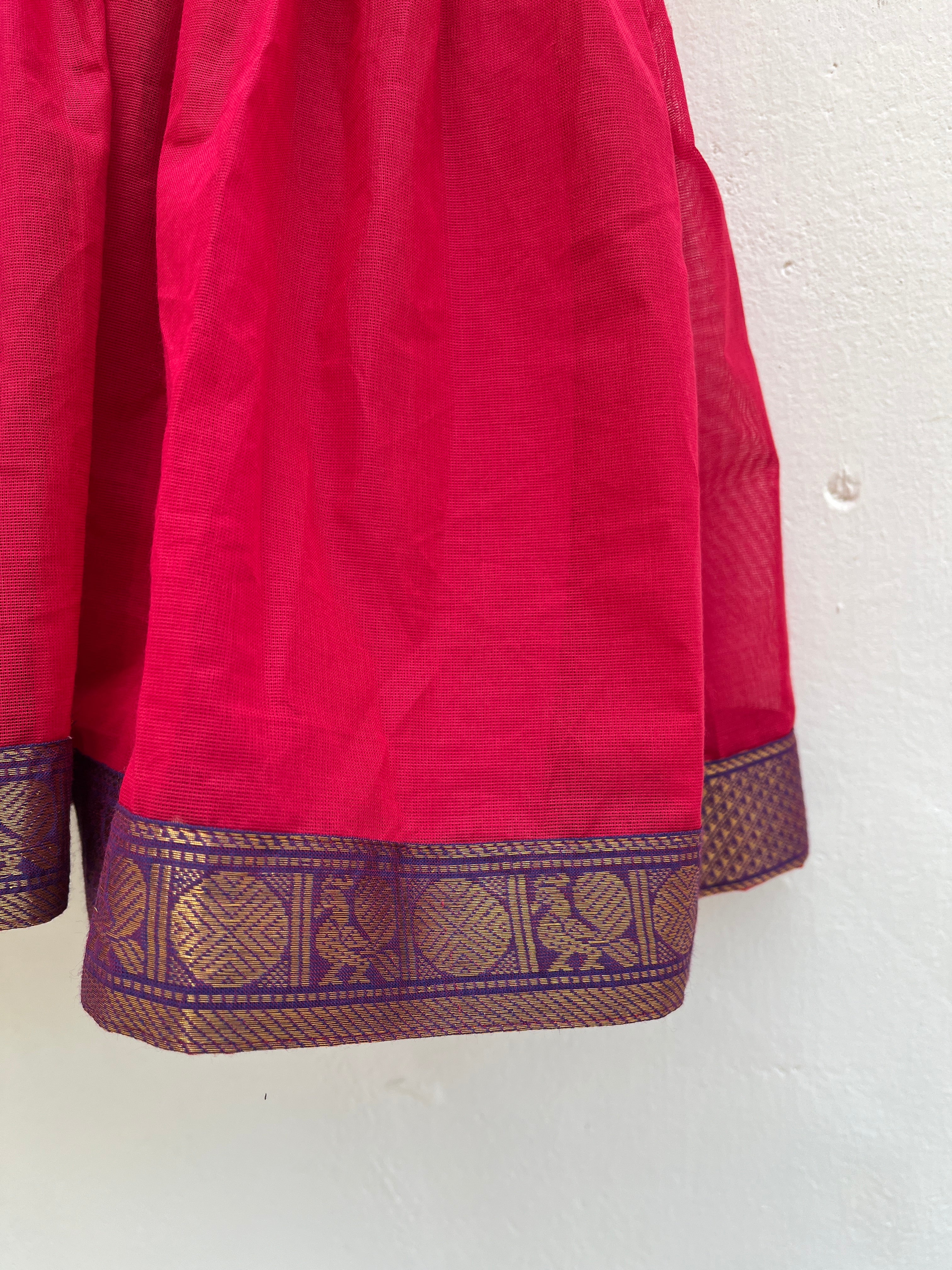 Pink Roja Cotton Frock