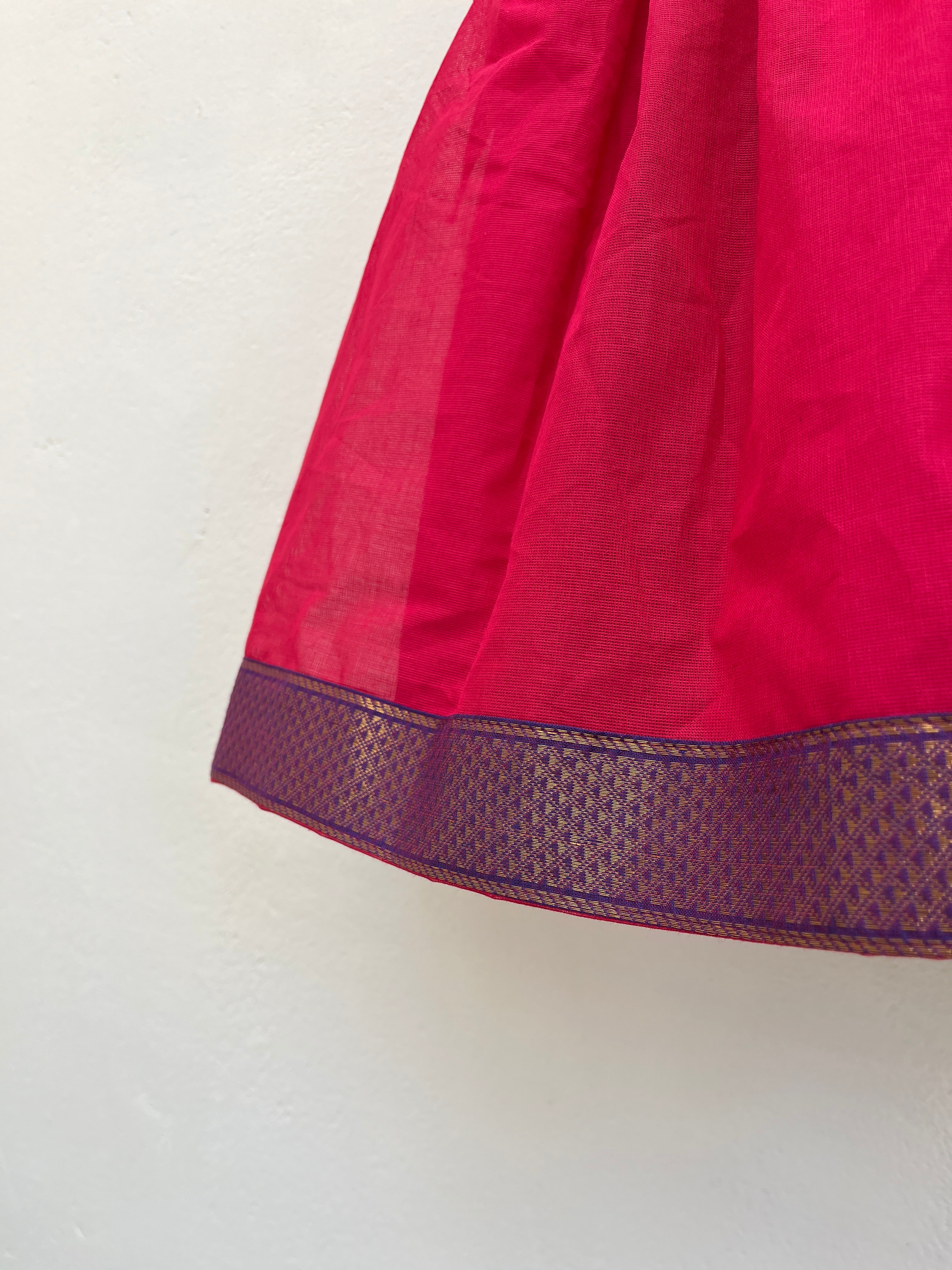 Pink Roja Cotton Frock