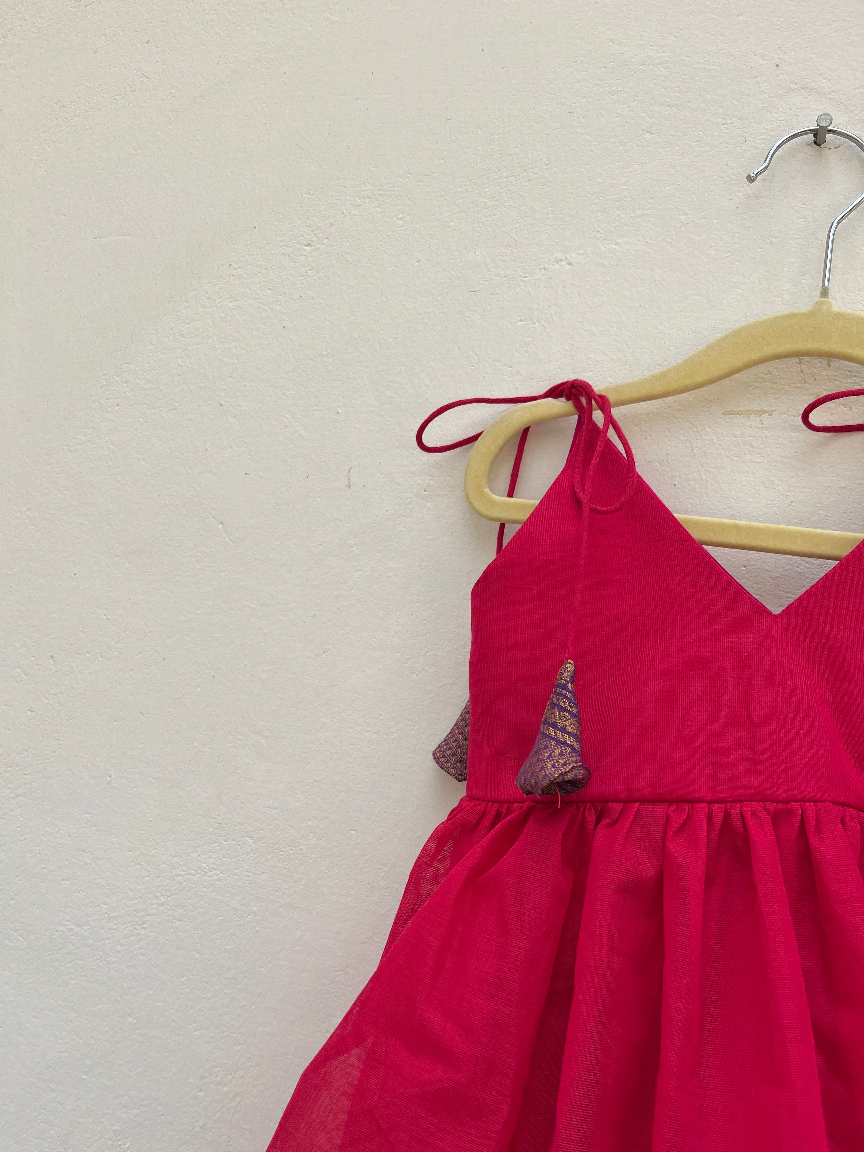 Pink Roja Cotton Frock