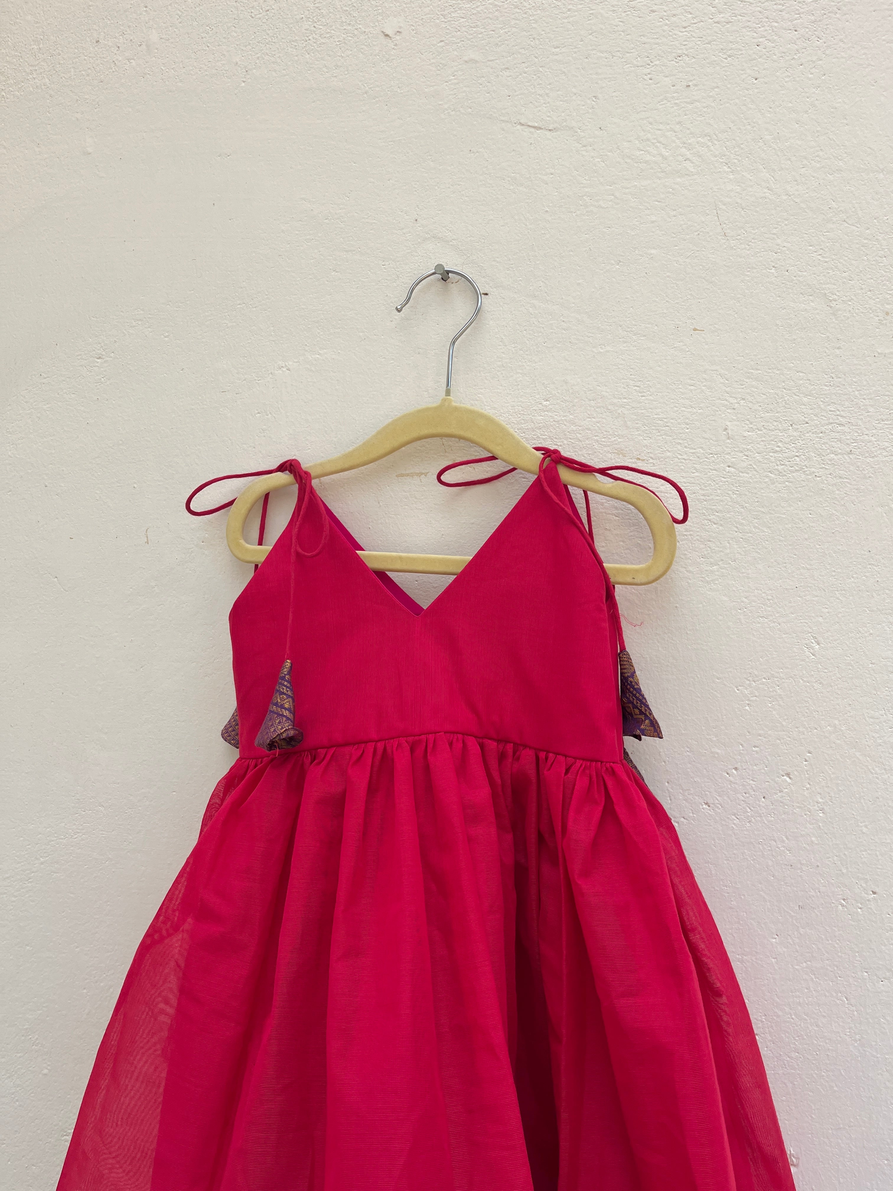 Pink Roja Cotton Frock