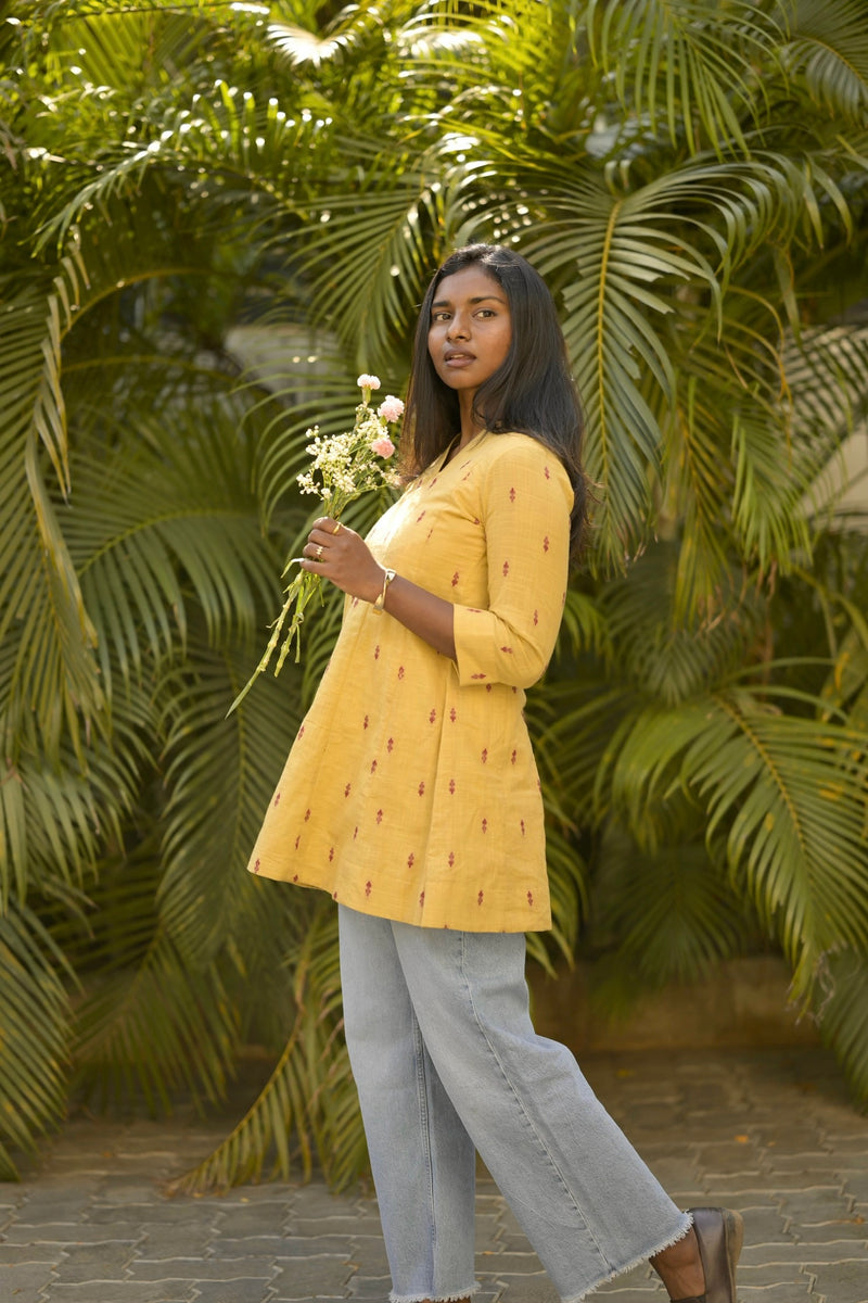 Sunshine cotton short kurta