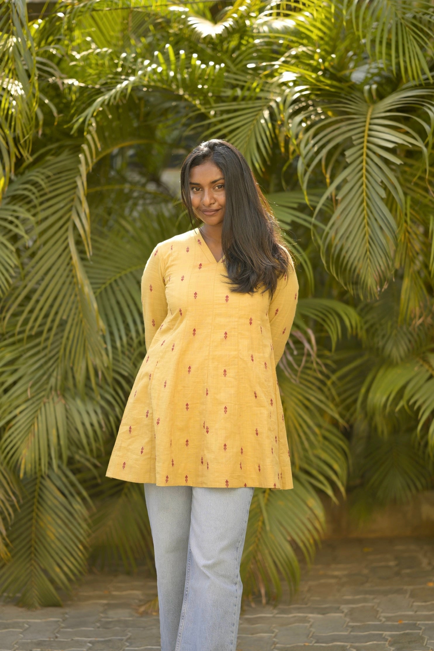 Sunshine cotton short kurta