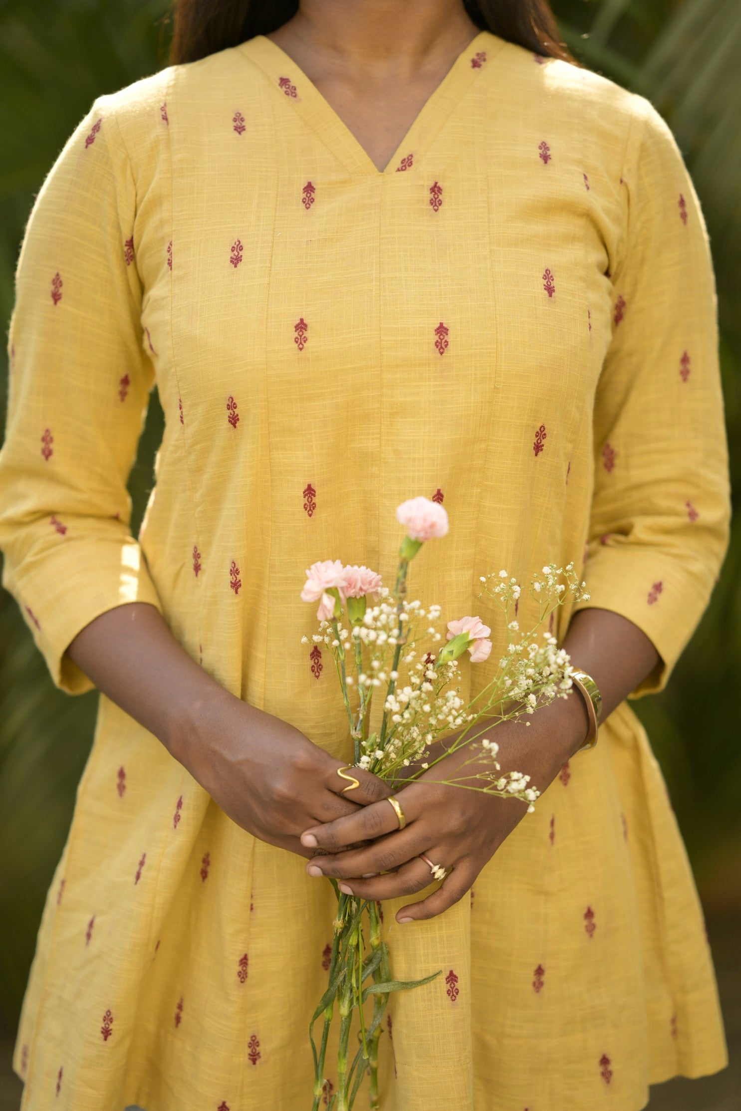 Sunshine cotton short kurta