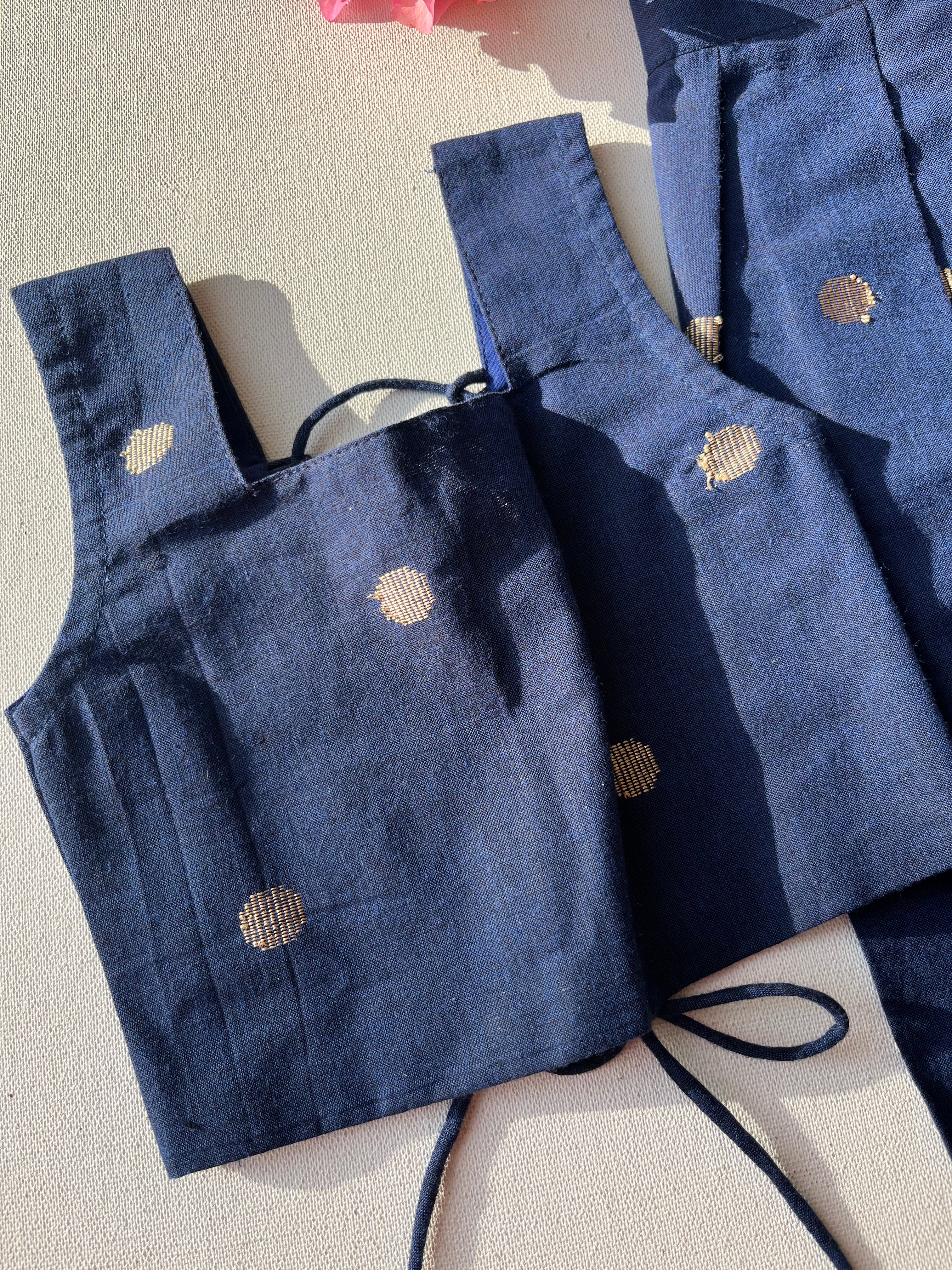 Navy Blue Skirt & Top set