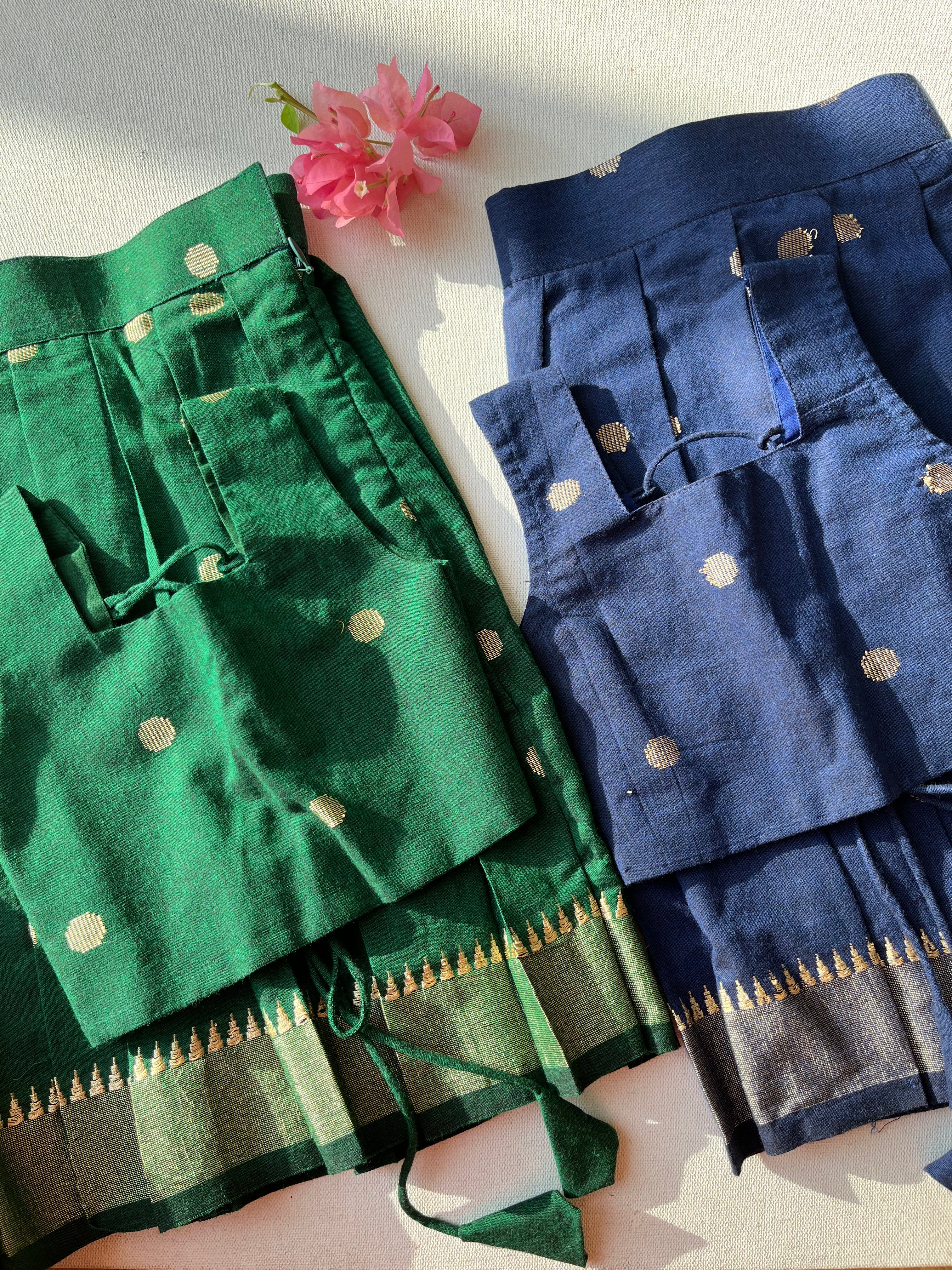 Navy Blue Skirt & Top set