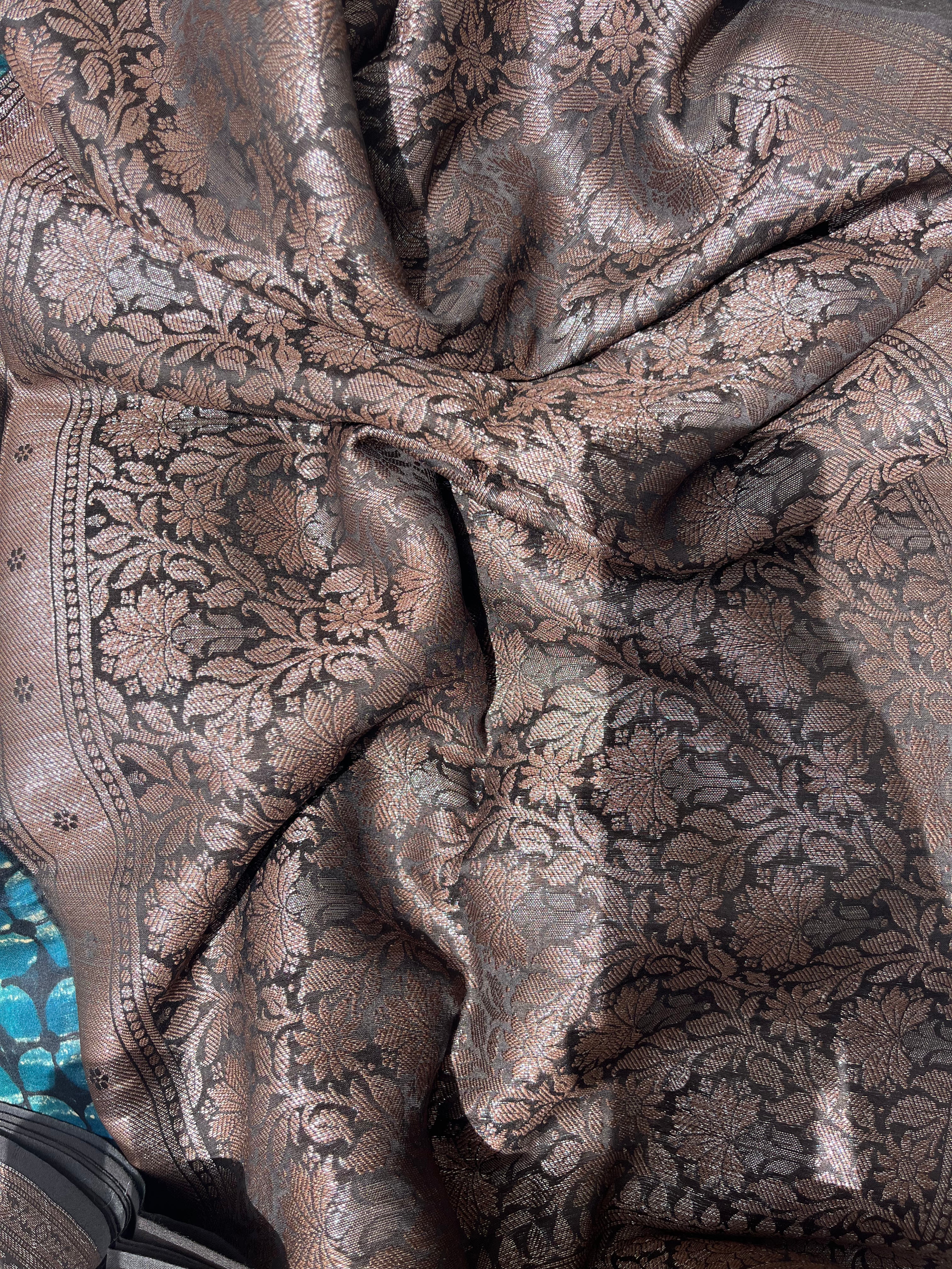 Purple, Pink, Yellow & Blue Multicolor Pure Cotton Chanderi Saree