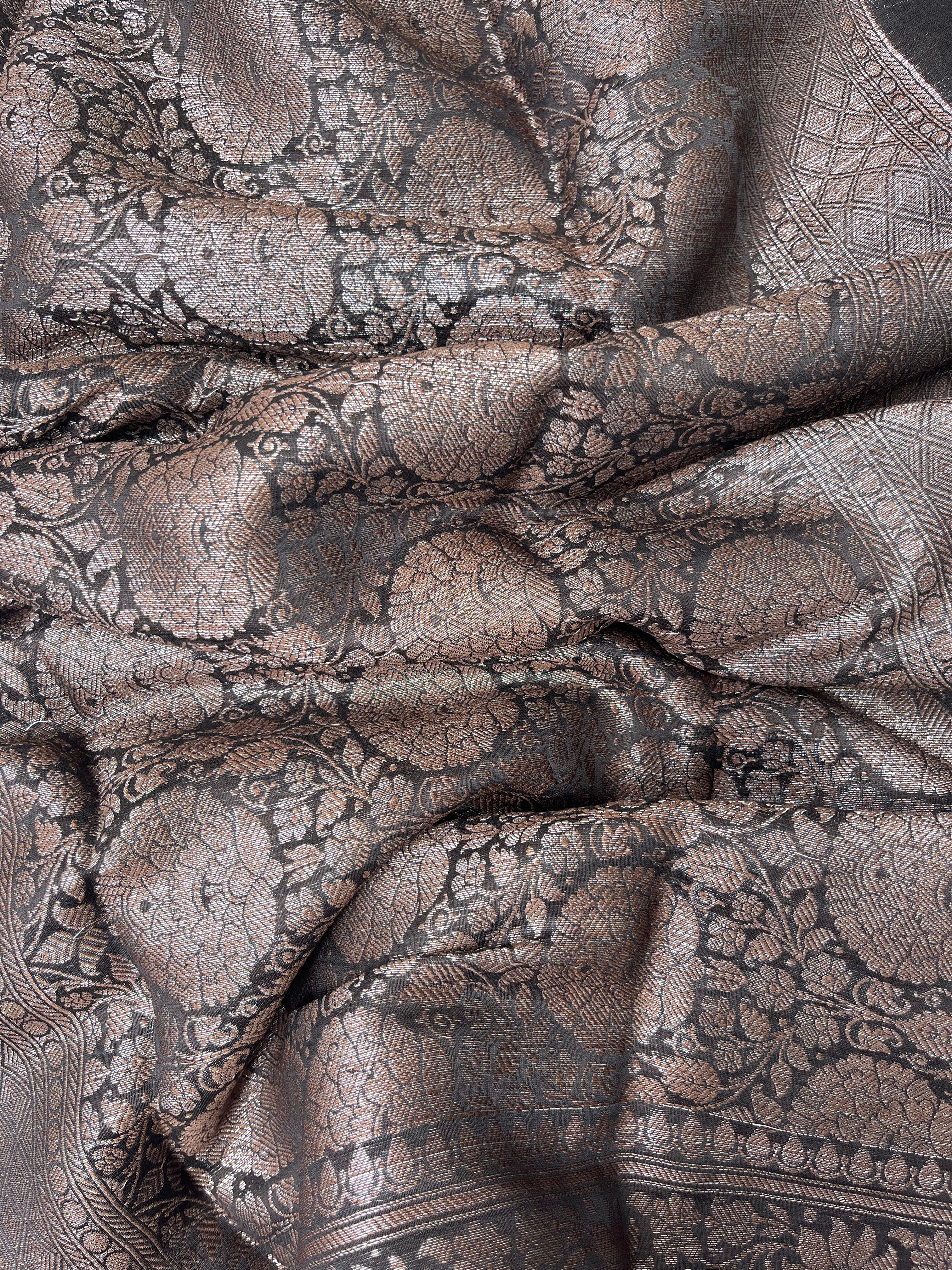 Purple, Pink, Yellow & Blue Multicolor Pure Cotton Chanderi Saree