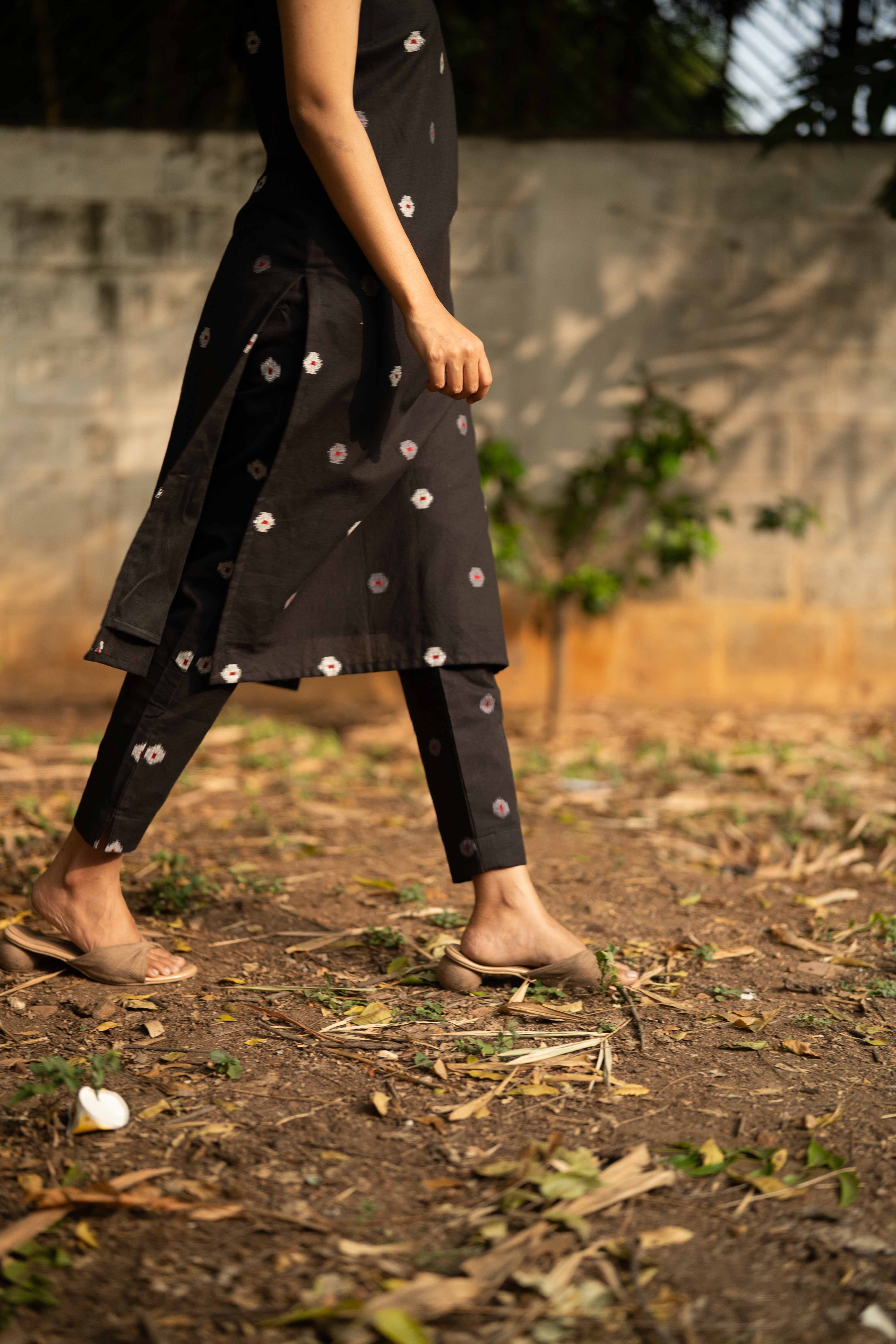 Black Cotton Co-ord Set