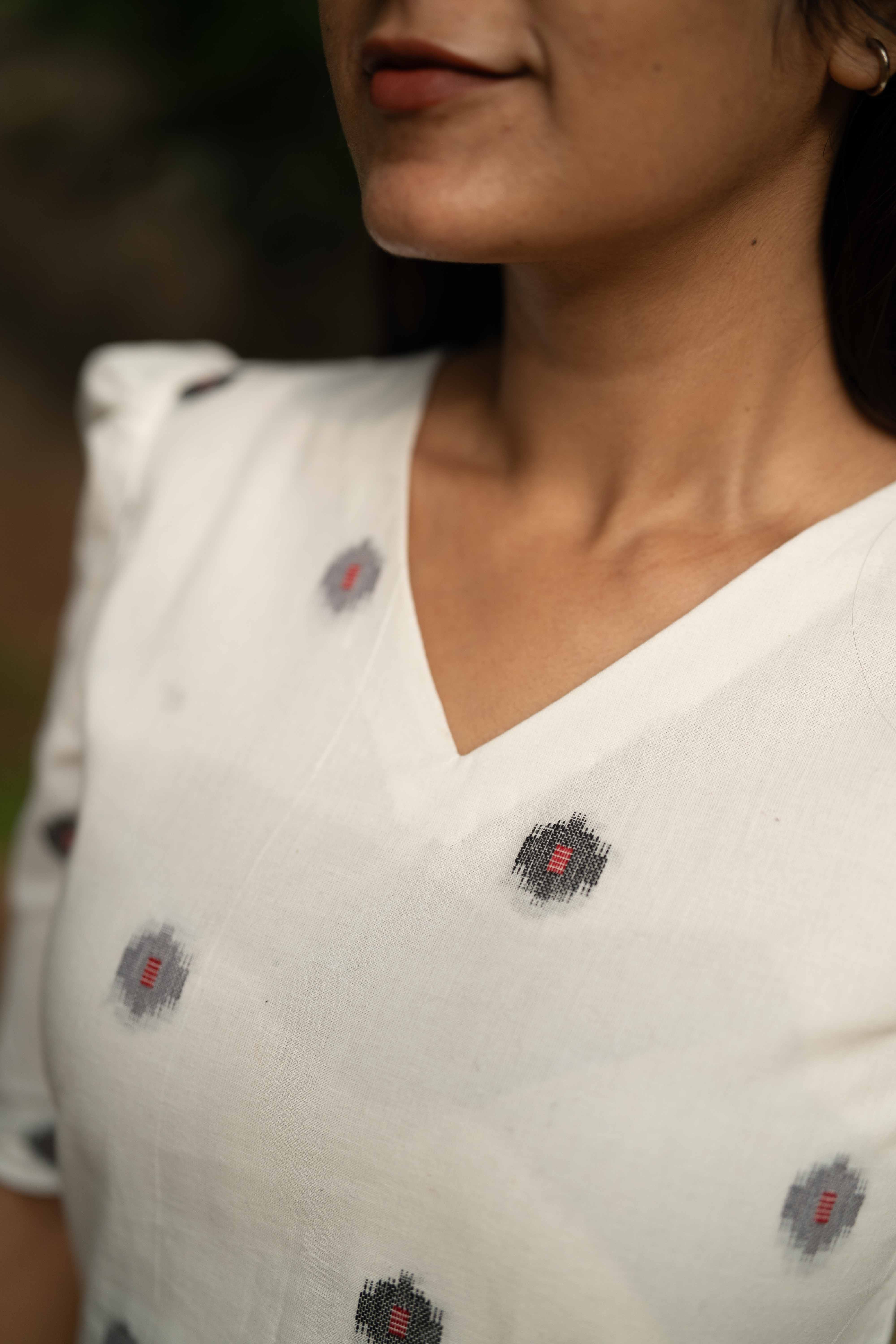 White Cotton Co-ord Set