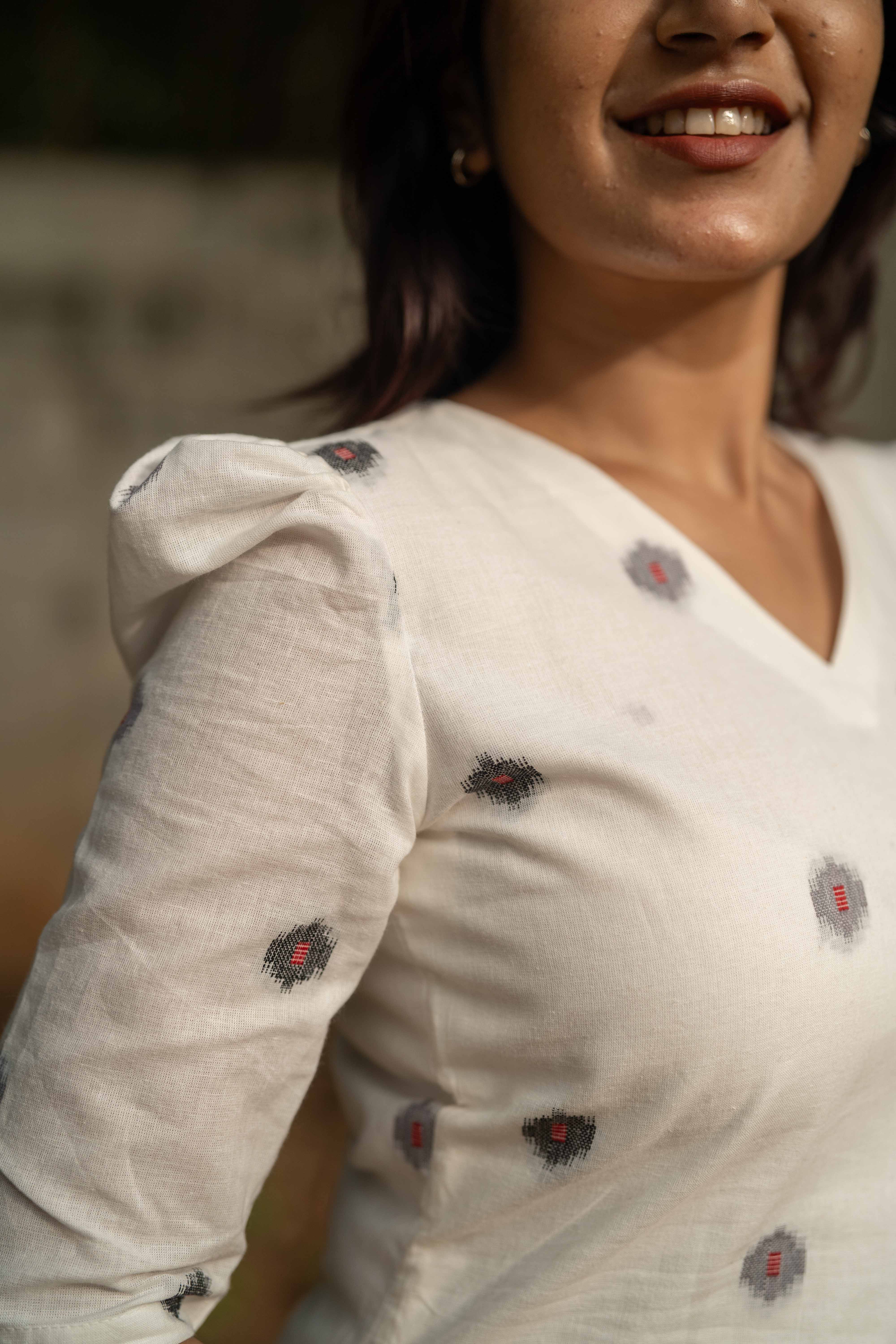 White Cotton Co-ord Set