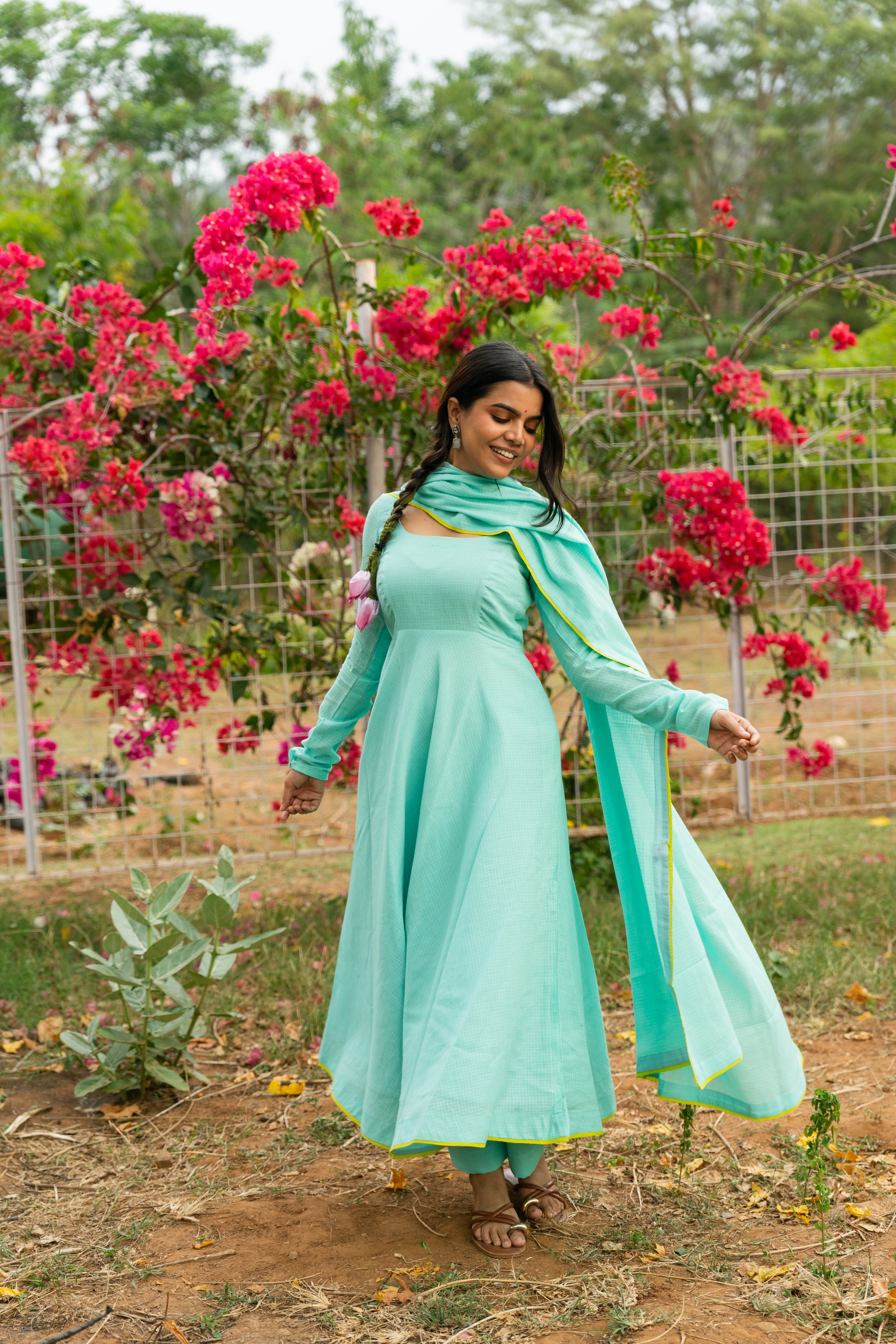Aqua Kota Anarkali Set