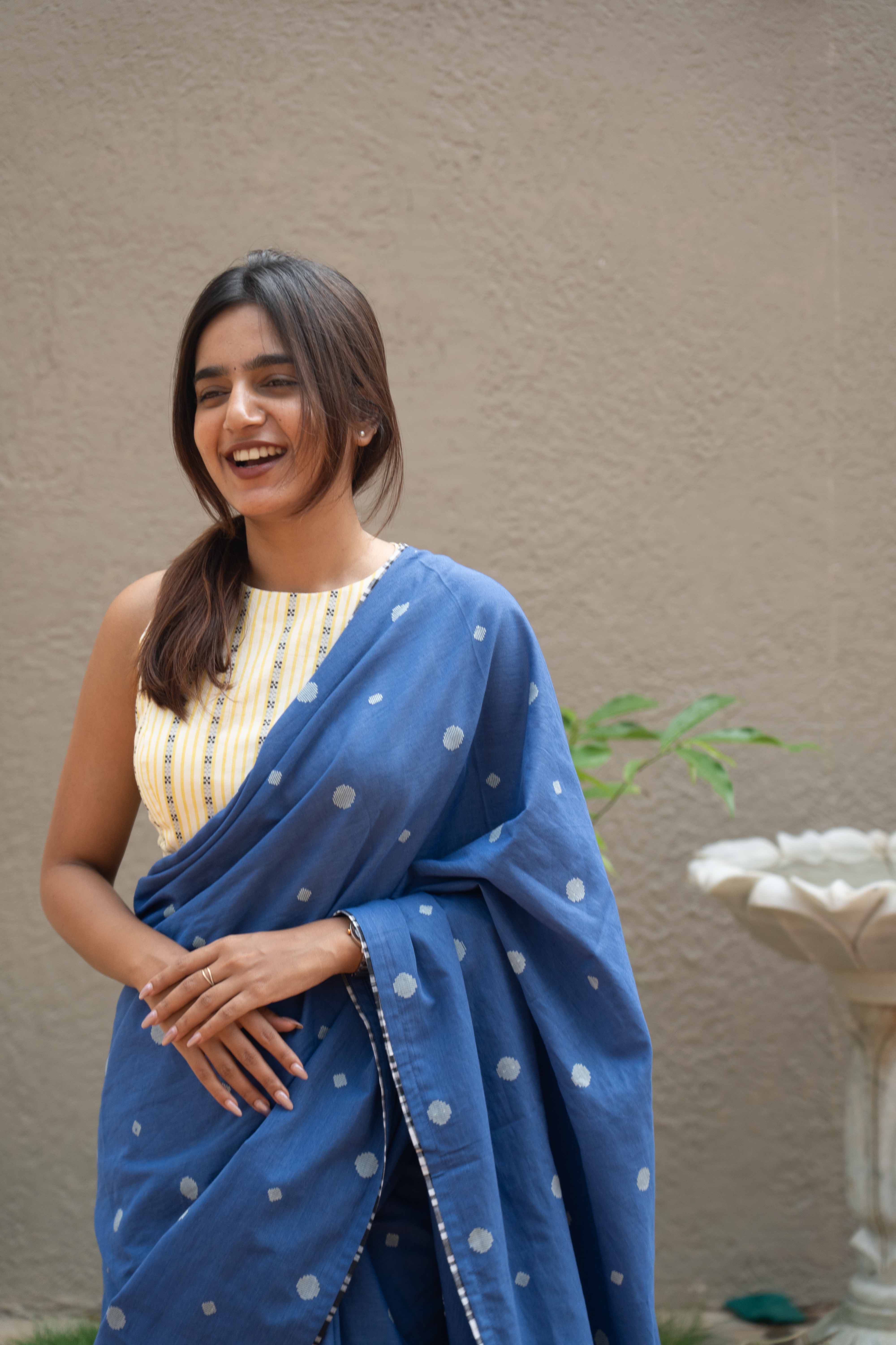 Neel tuli saree