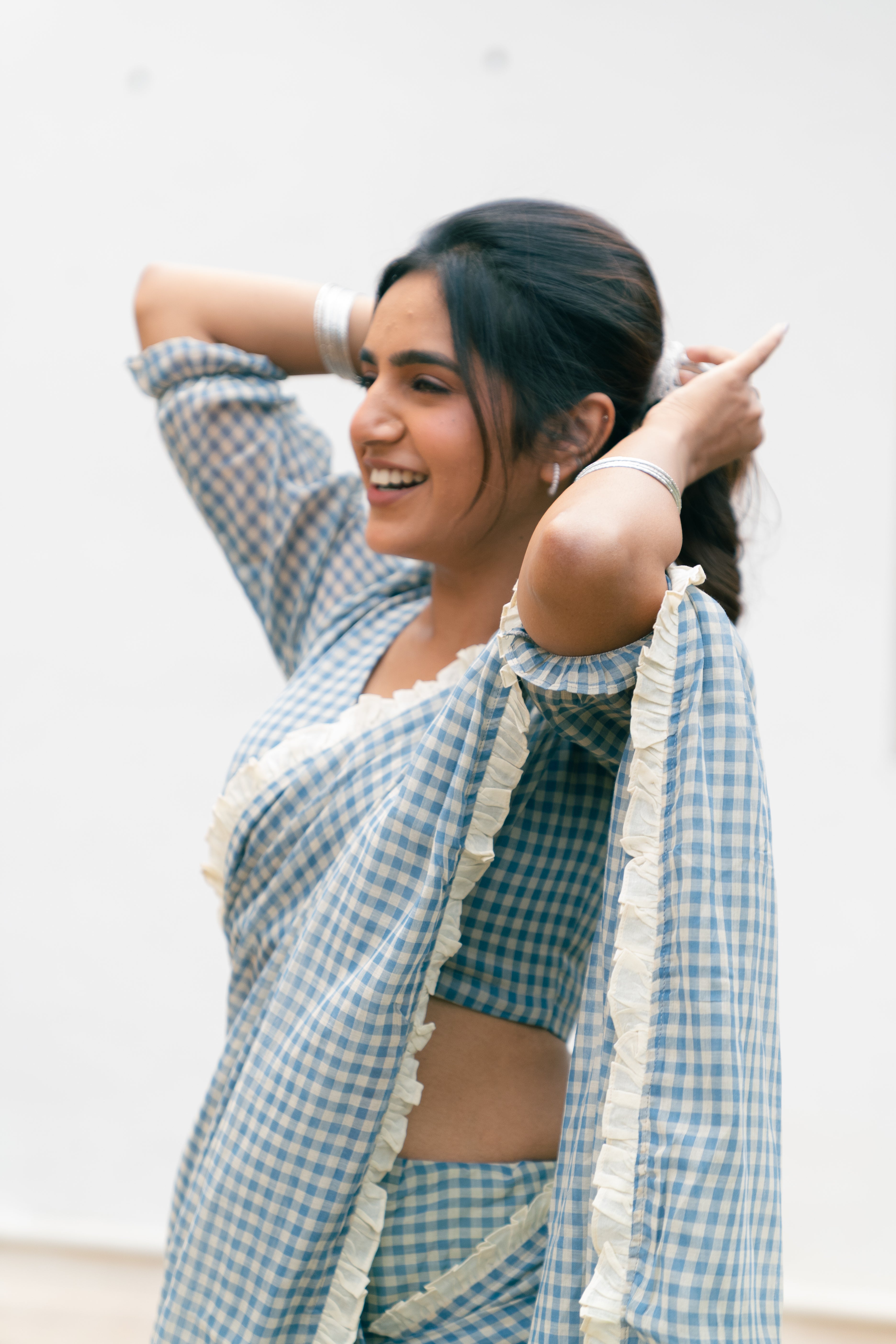 Megham Checks Saree