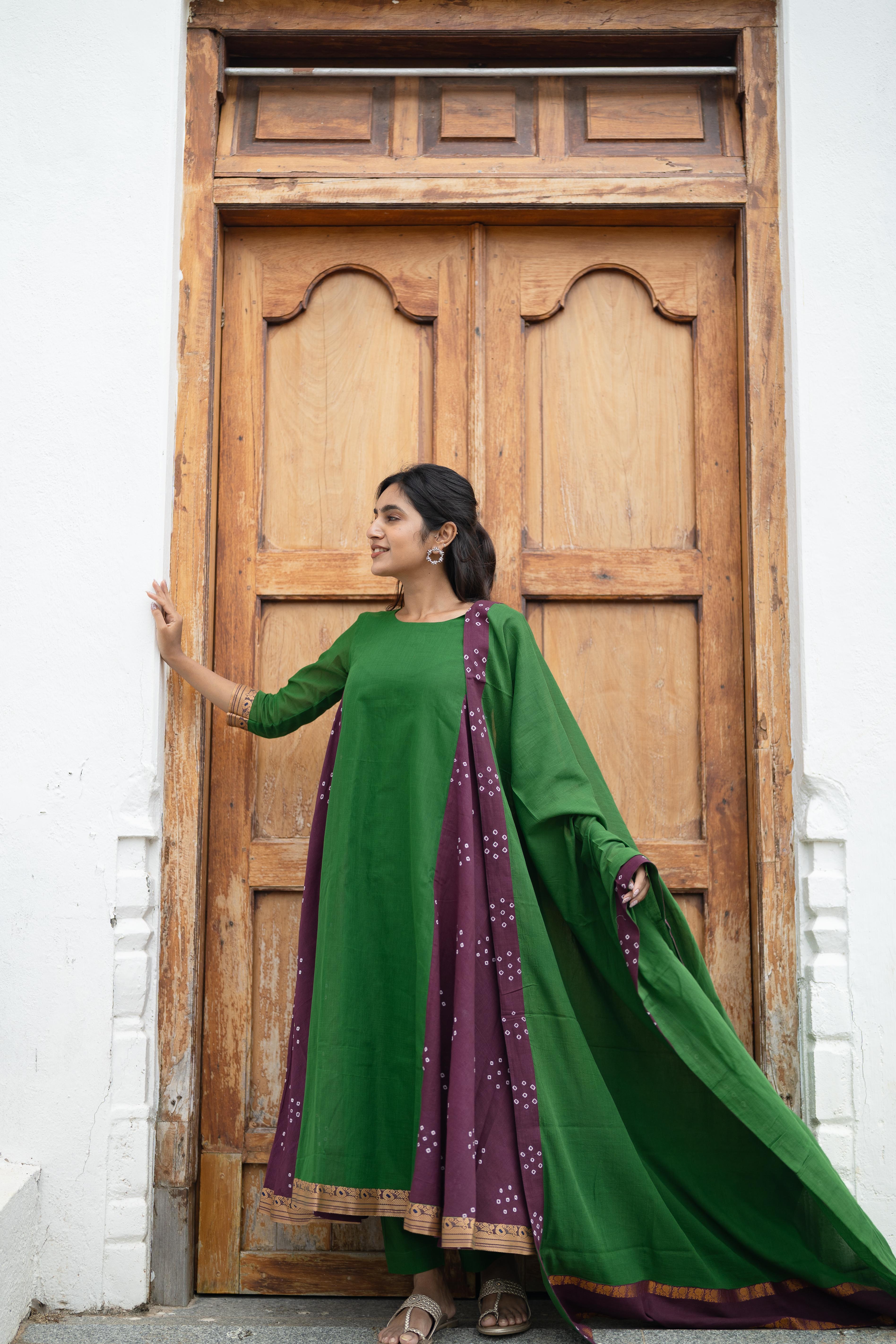 Kathiripoo Anarkali Set