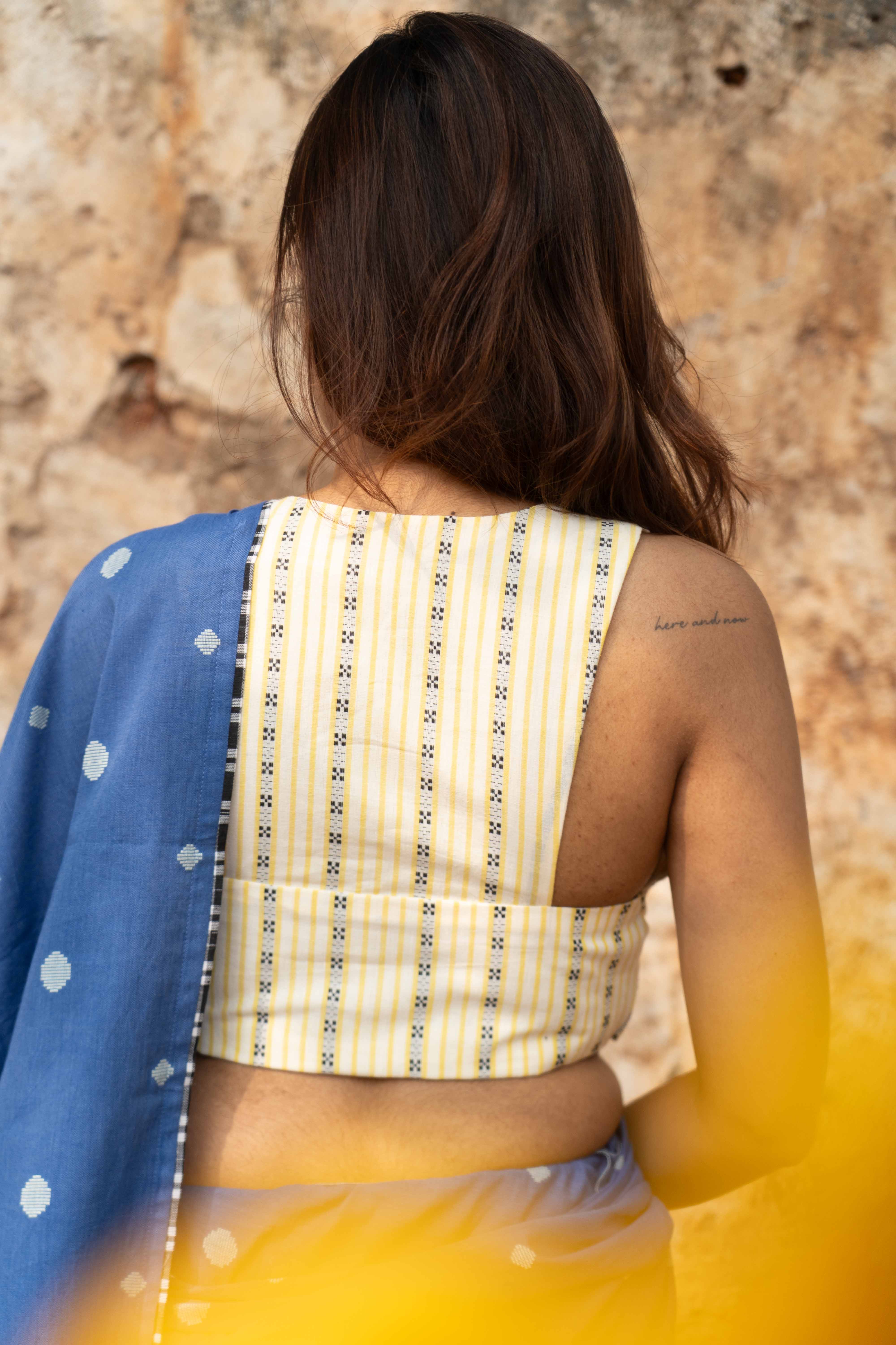Neel tuli saree