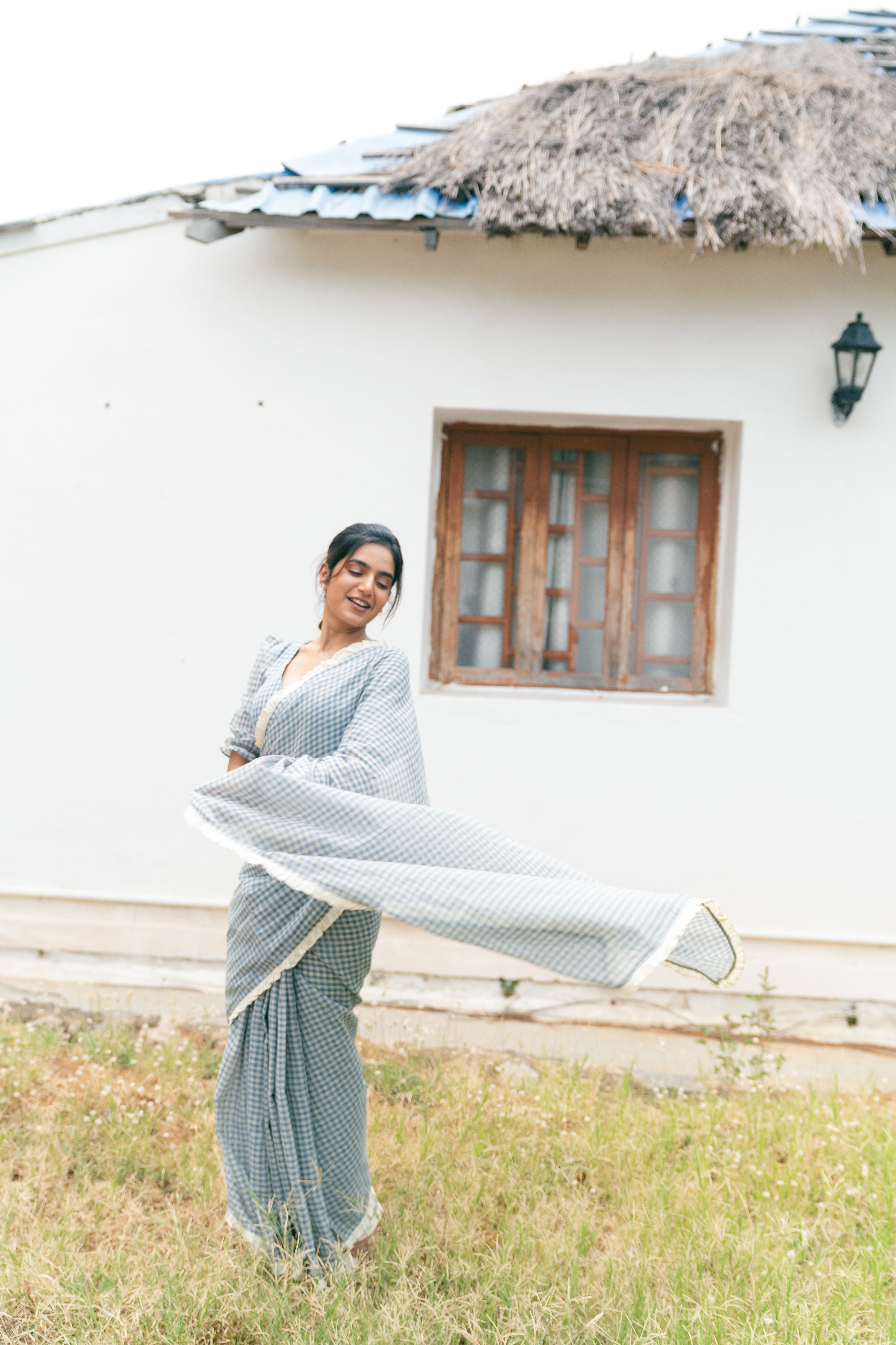 Megham Checks Saree
