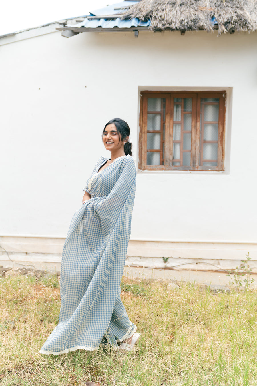 Megham Checks Saree