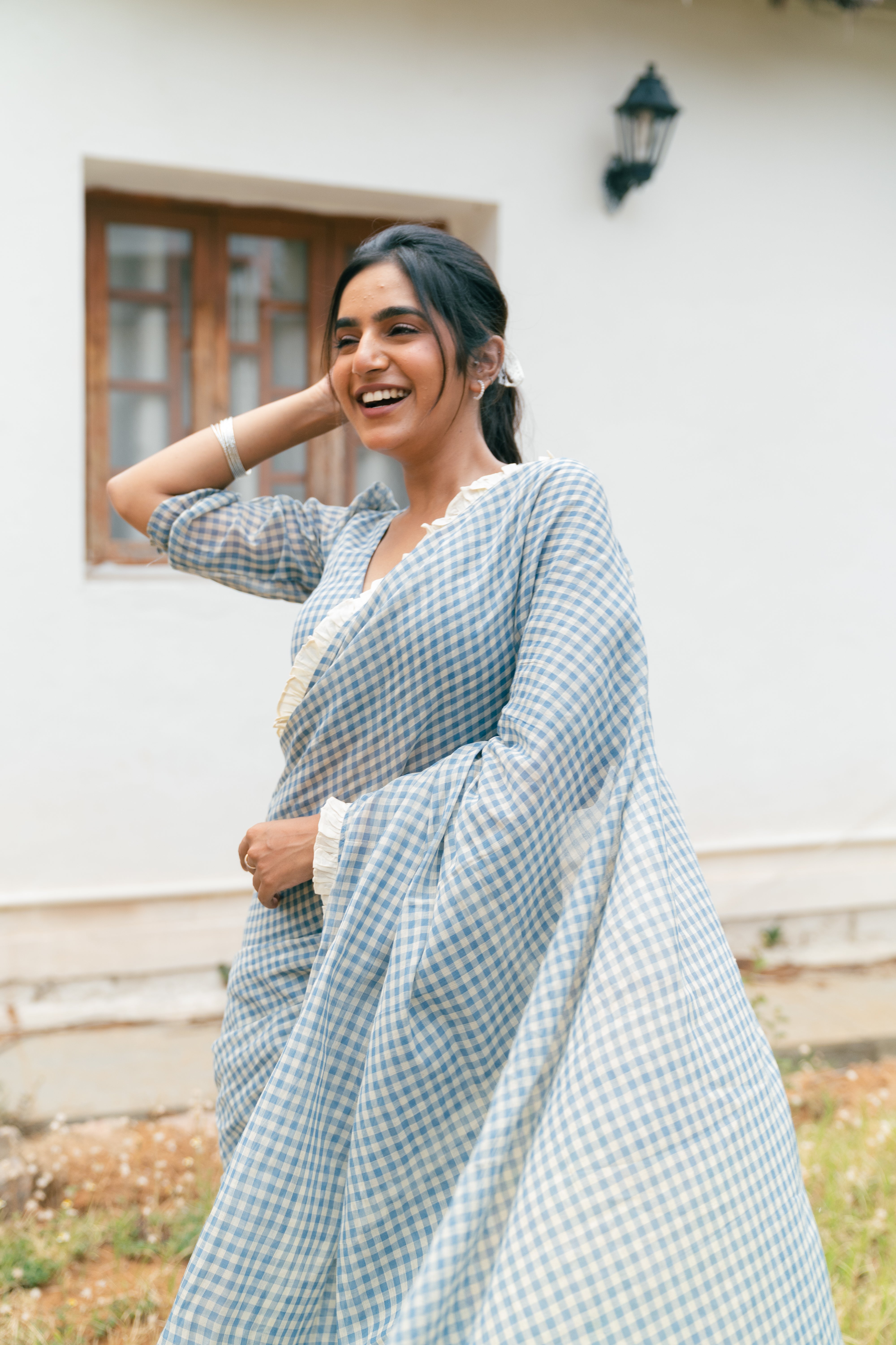 Megham Checks Saree