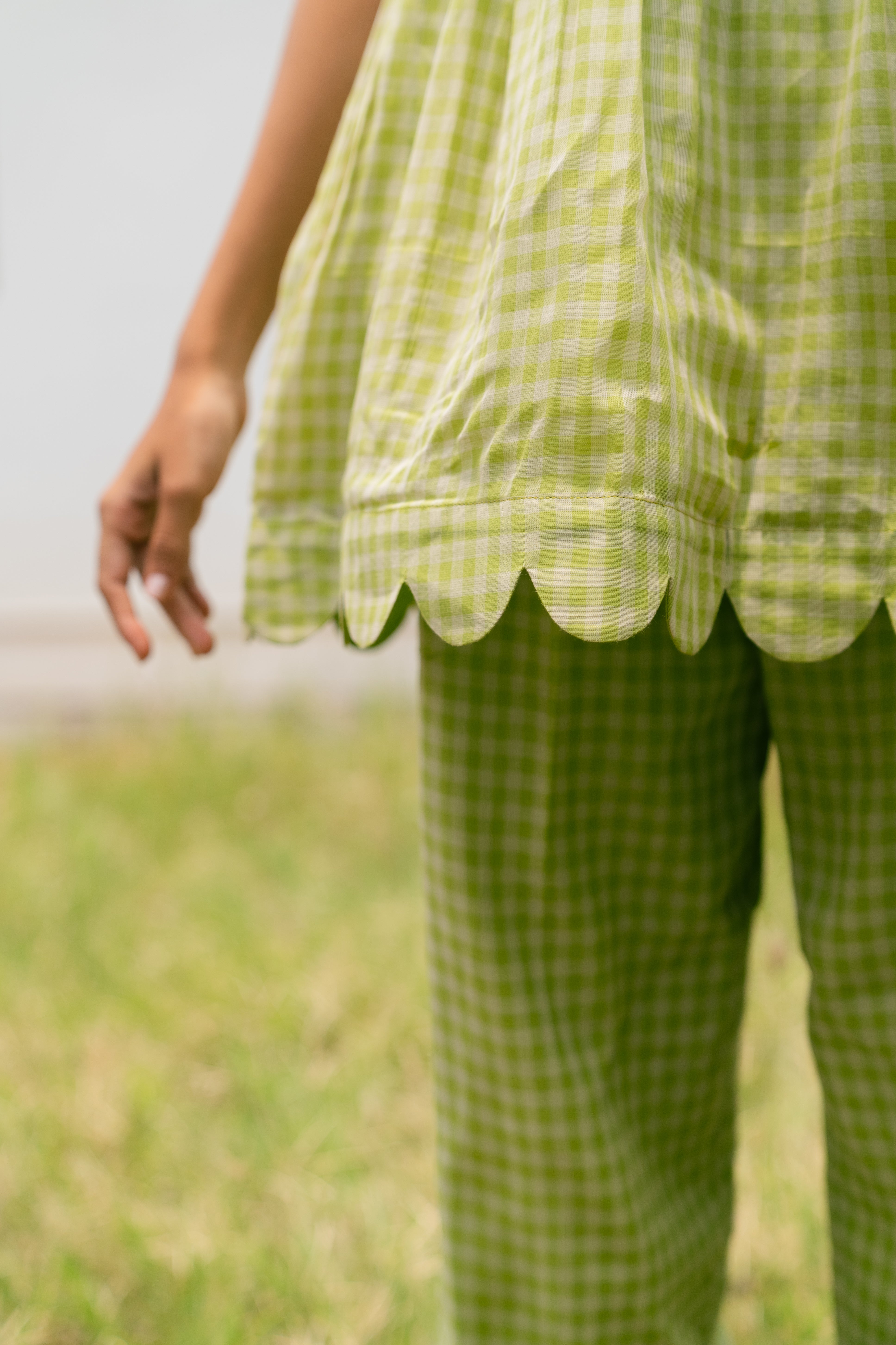Lime Check co-ord