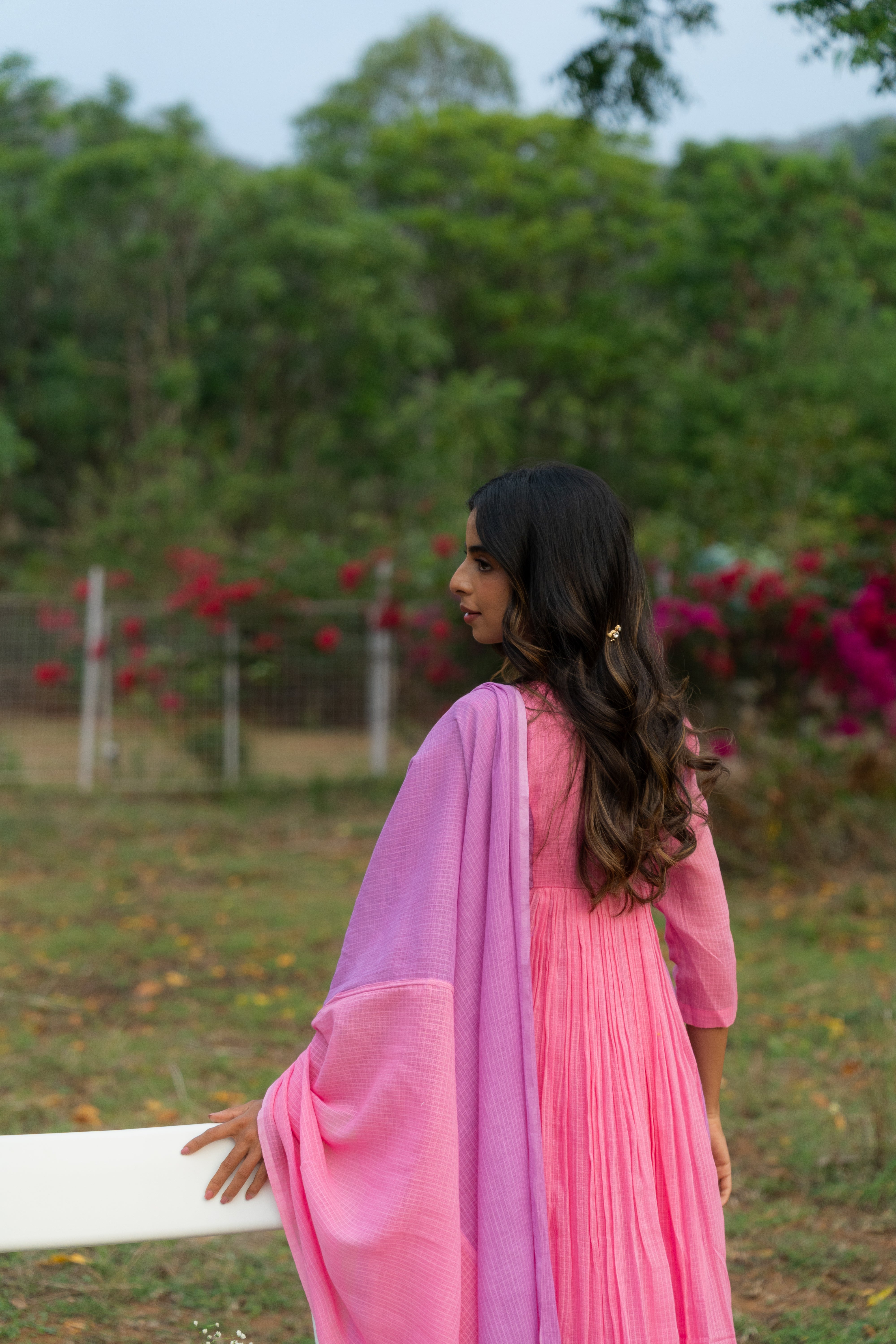 Gulabi Kota Anarkali Set