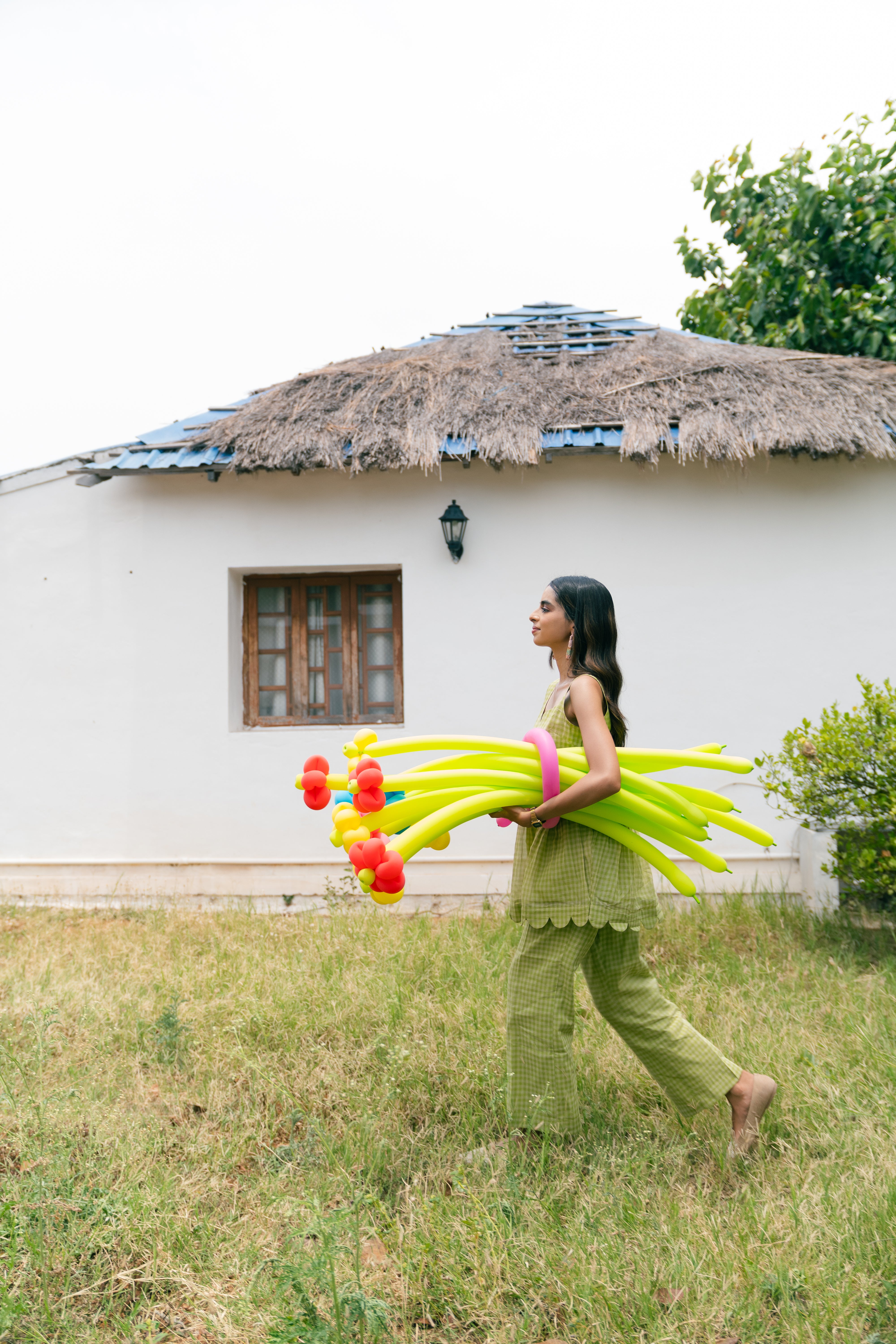 Lime Check co-ord