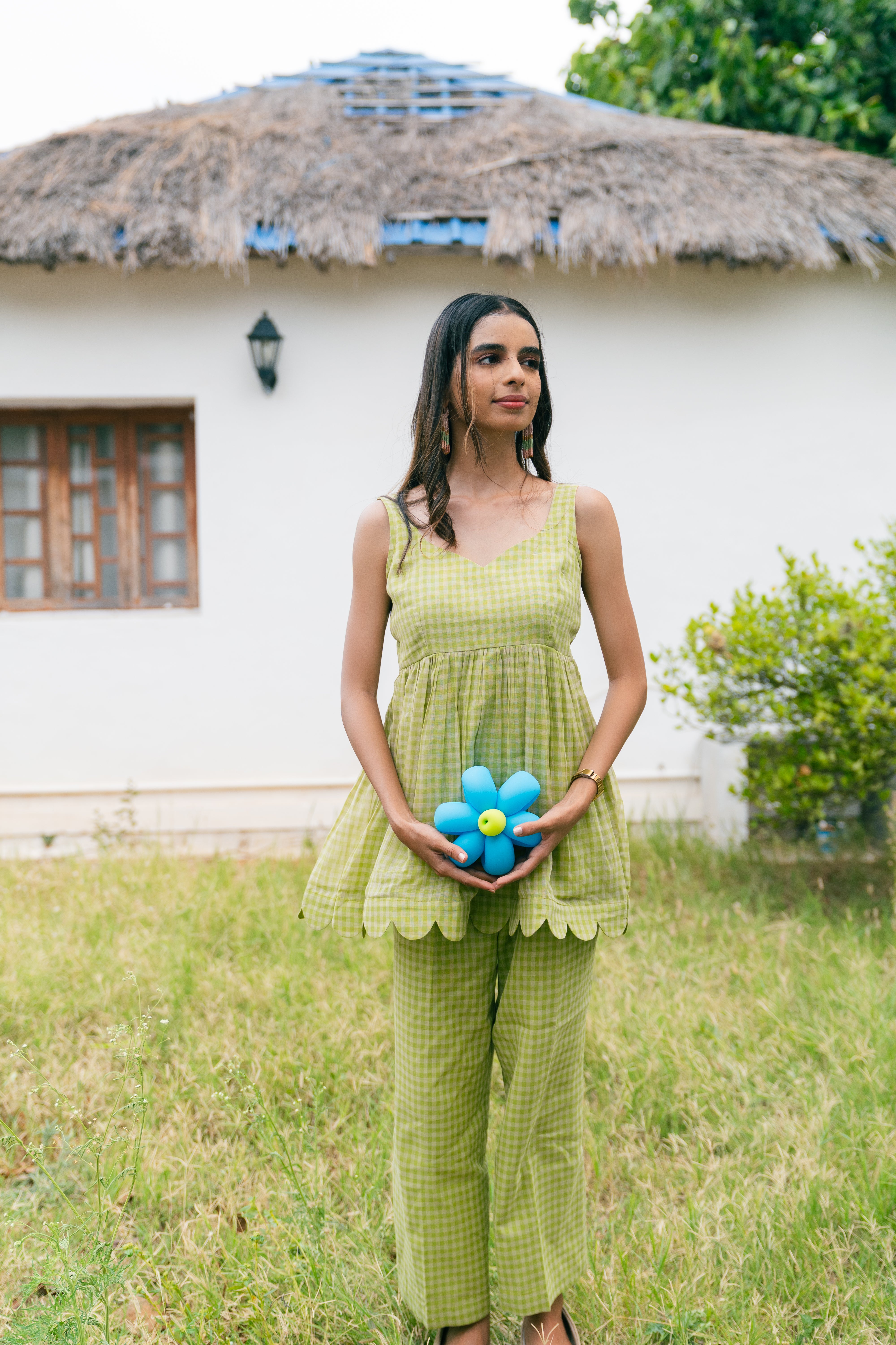 Lime Check co-ord