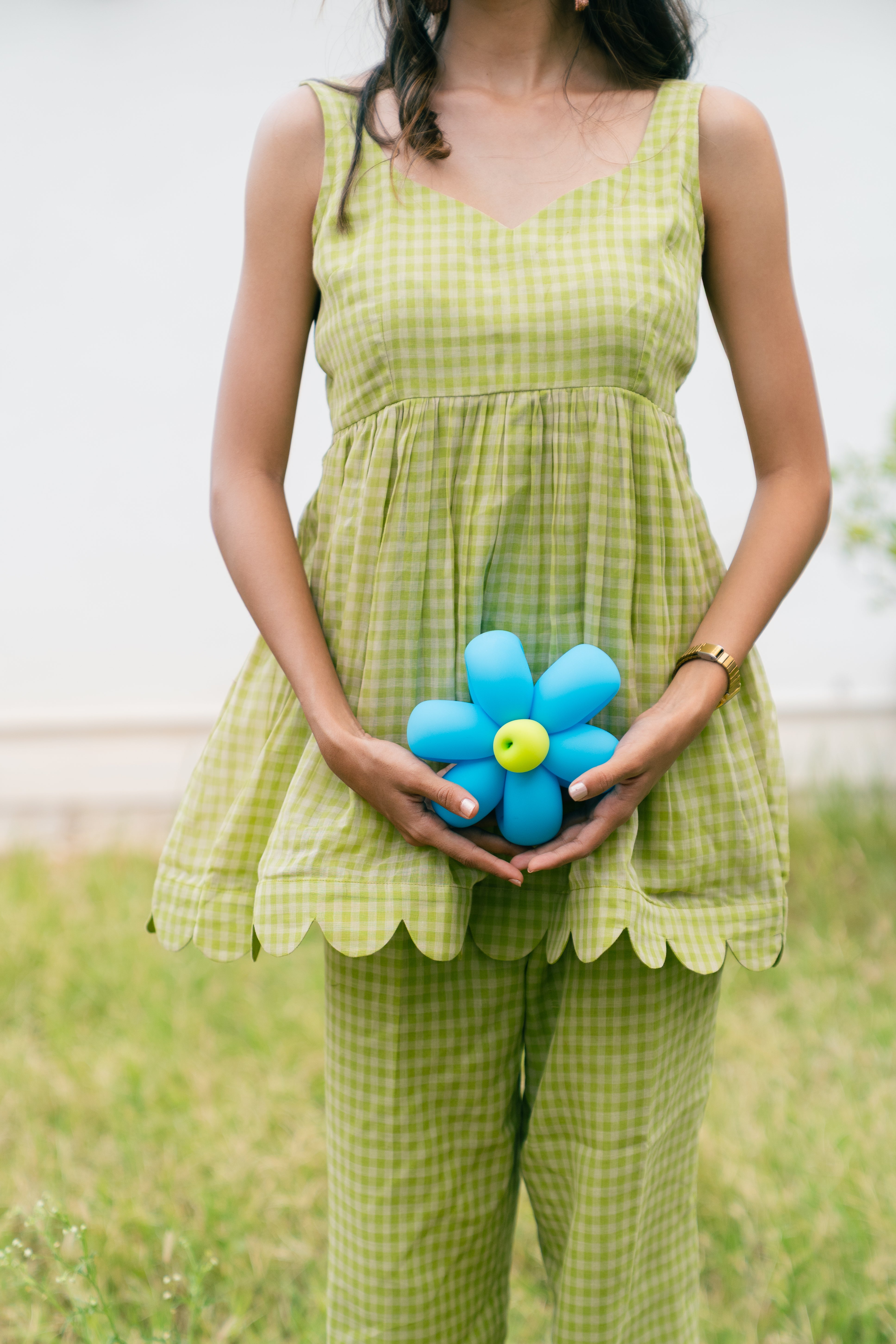 Lime Check co-ord