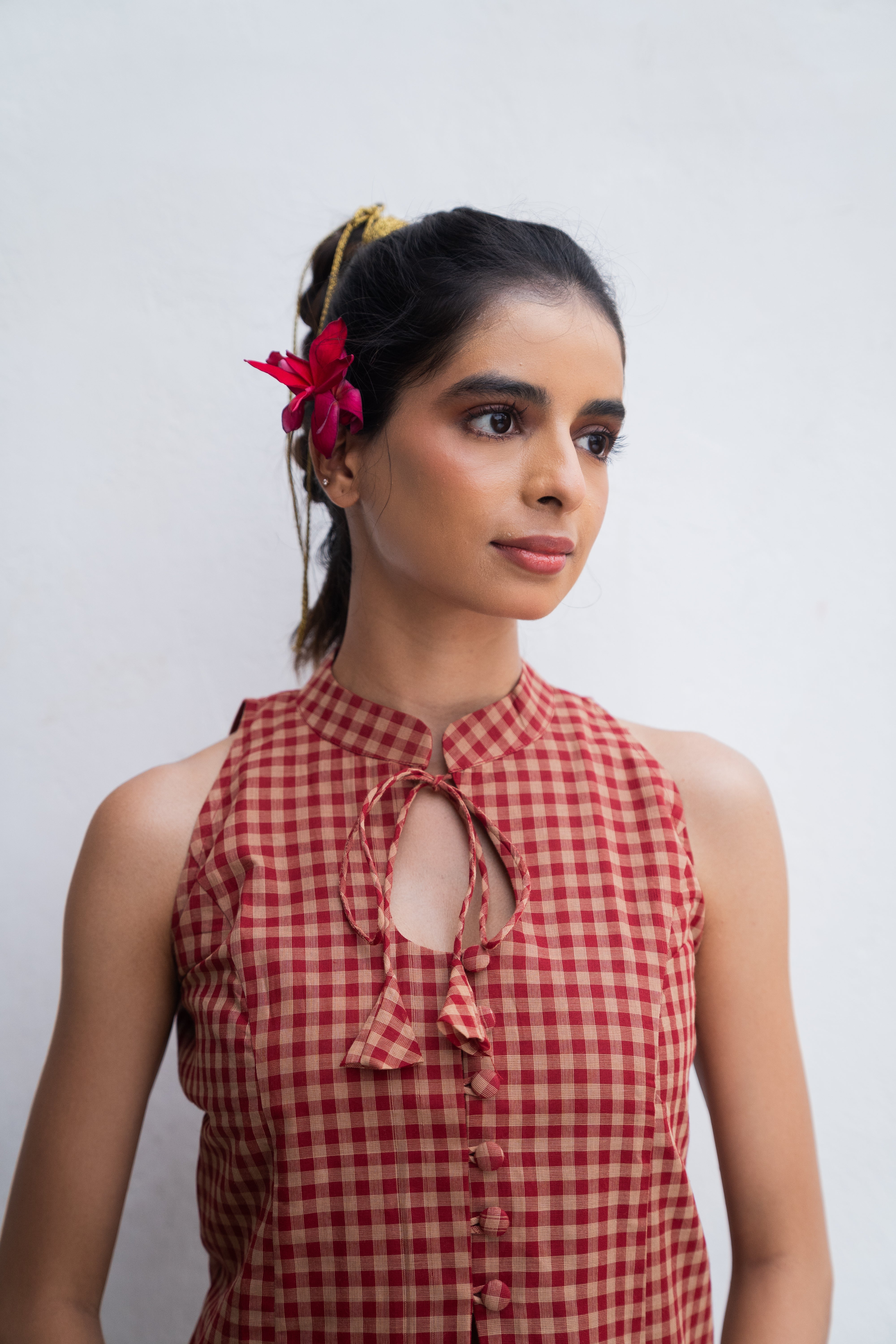 Terracotta Halter Top