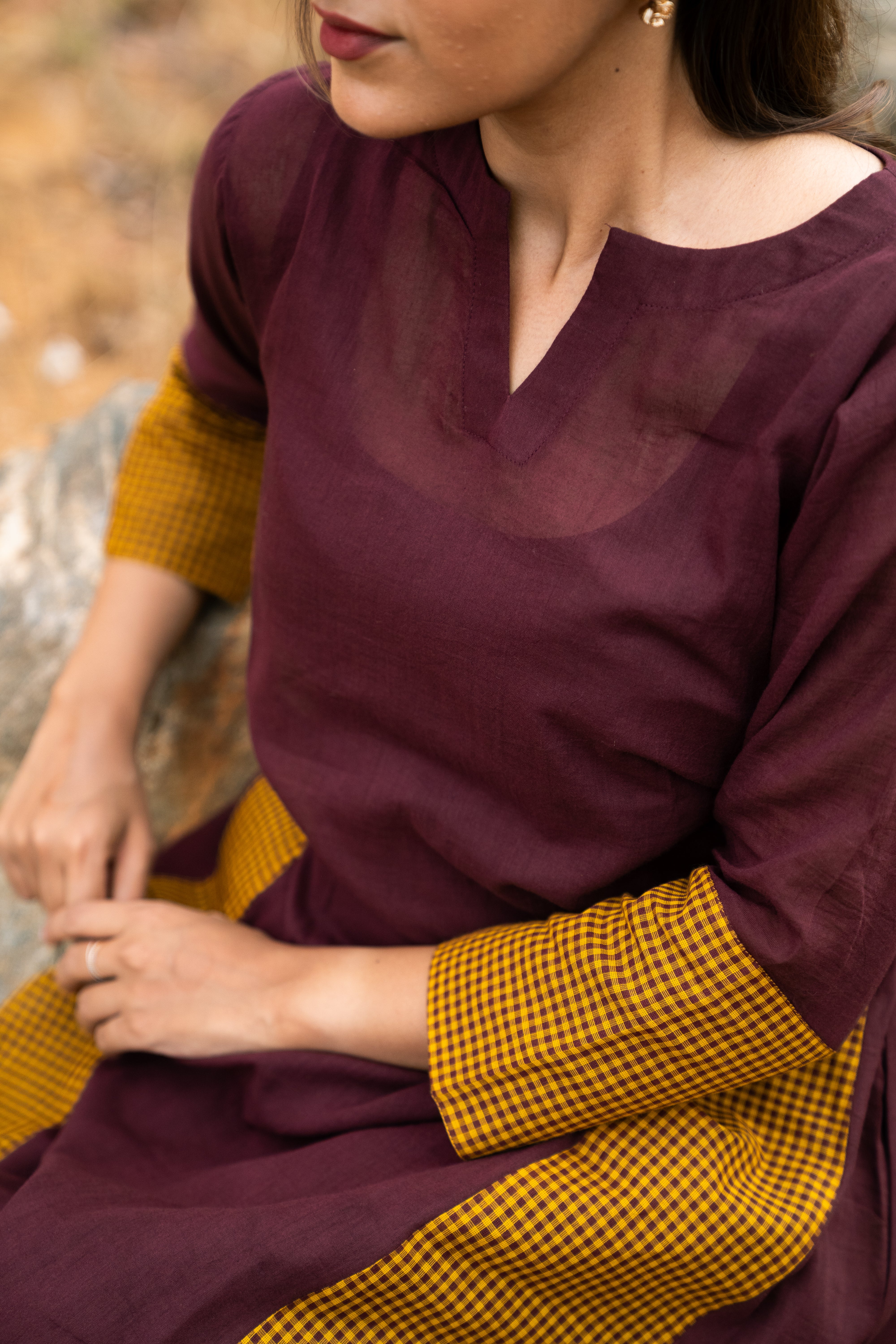 Mahogany kurta set