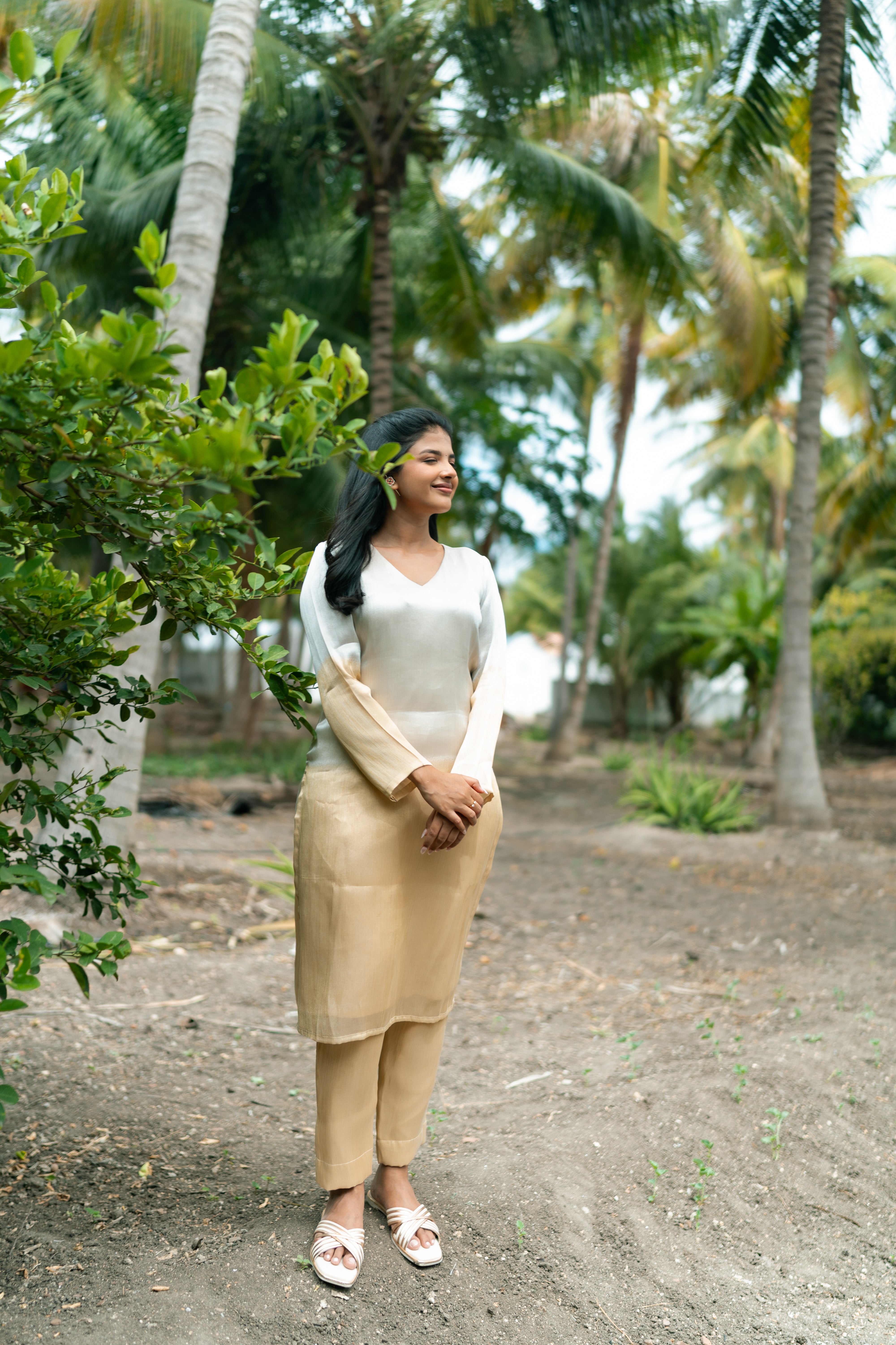 Vennila Pure Tissue Kurta Set