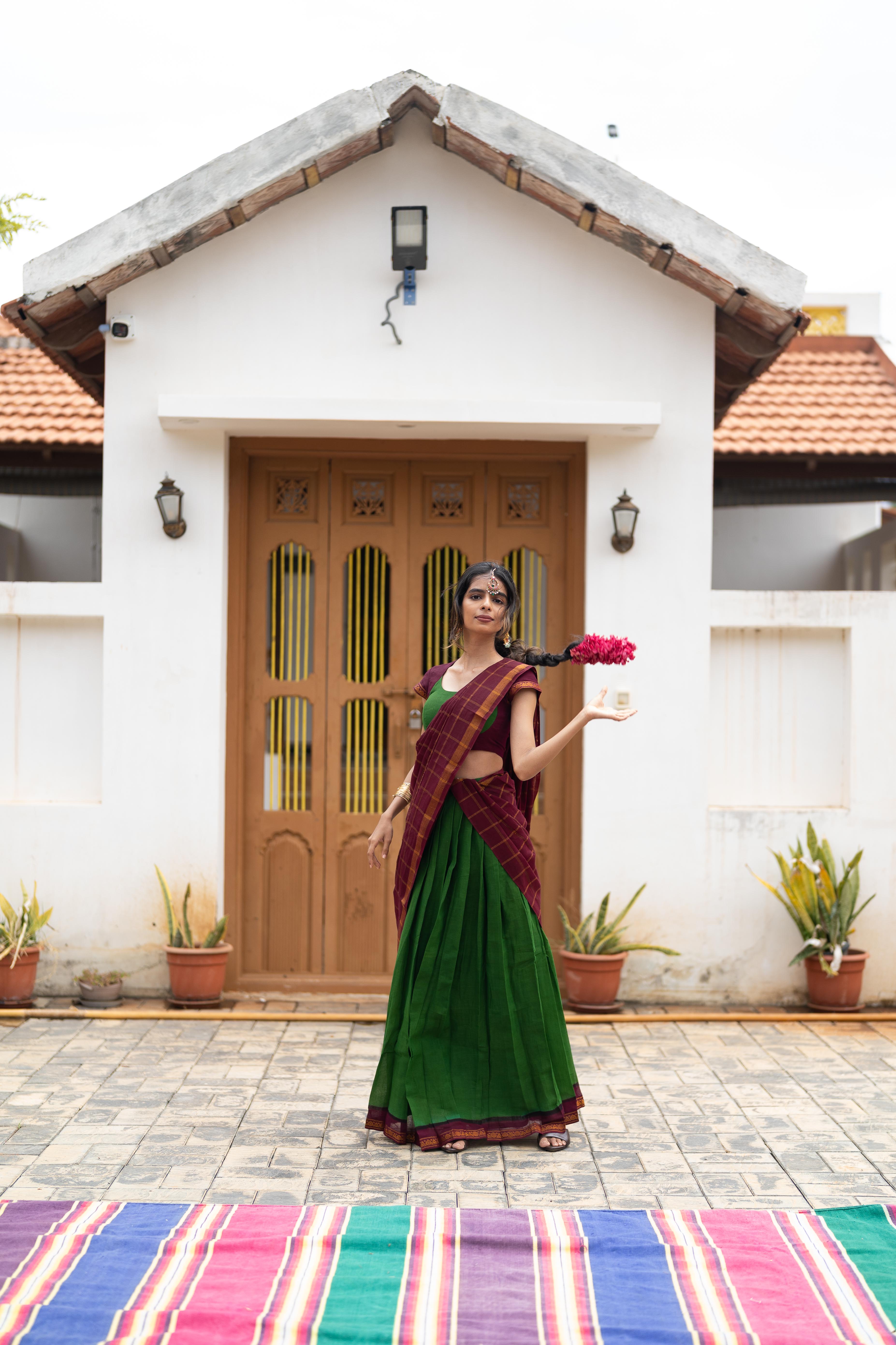 Arali half saree