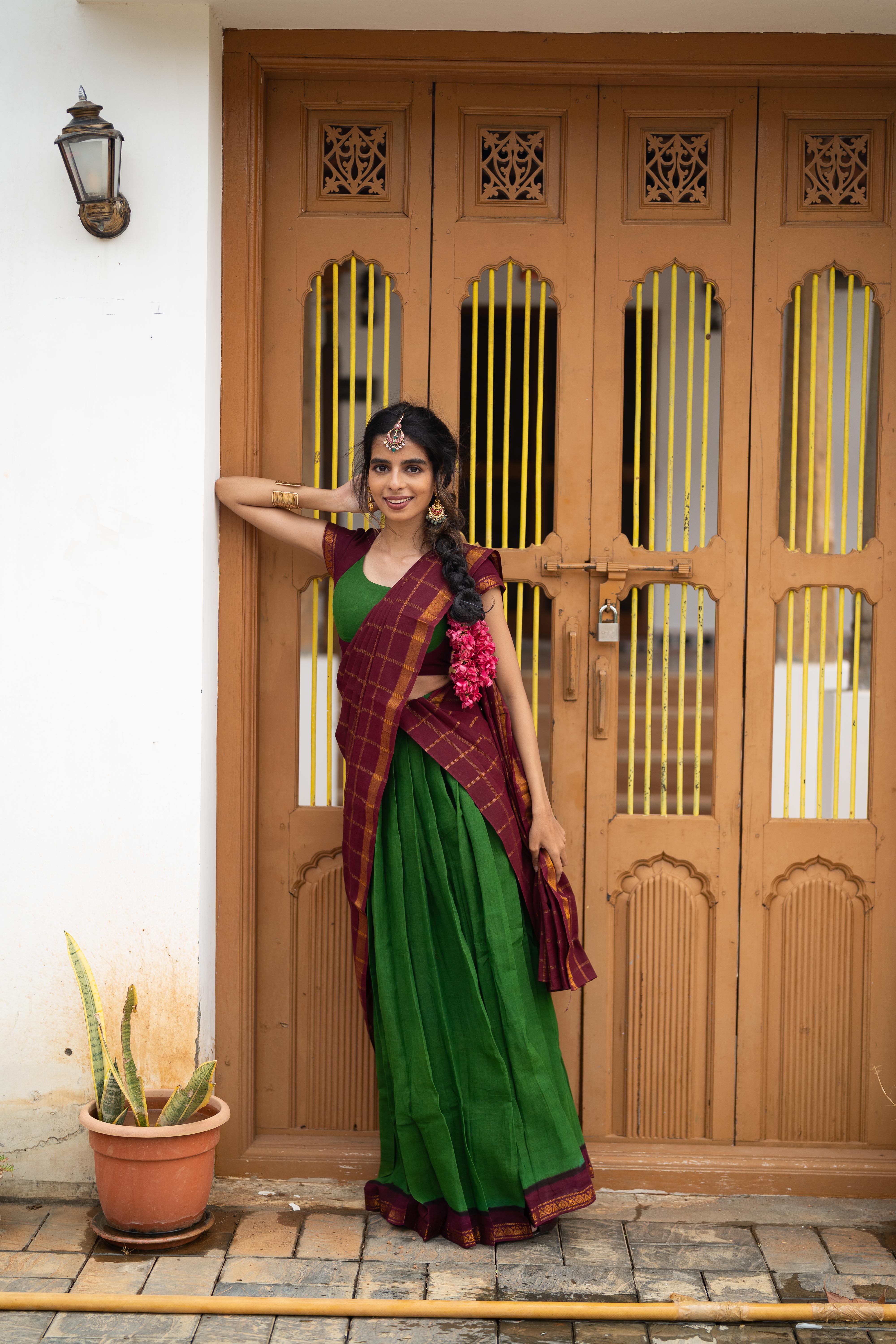 Arali half saree